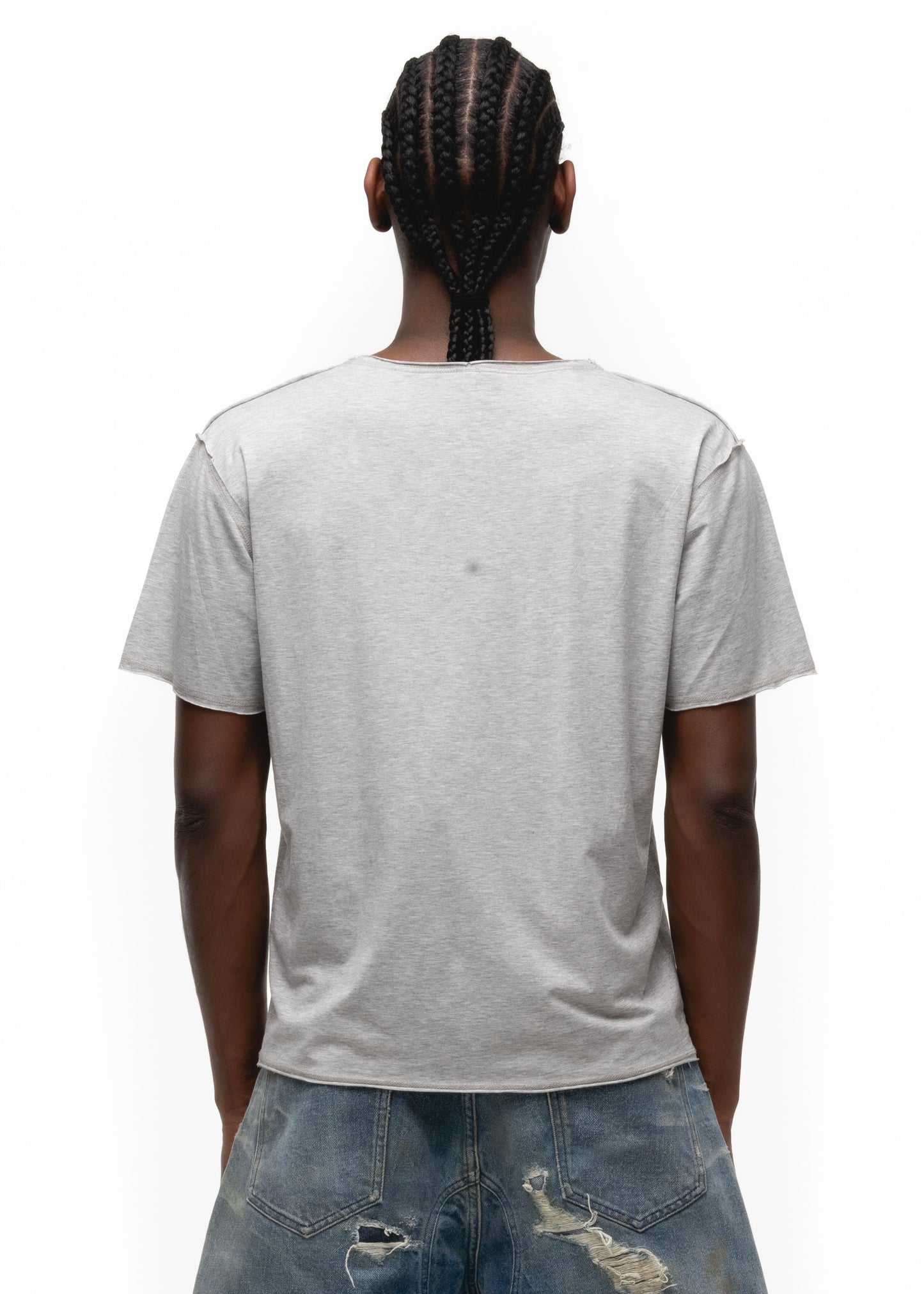 FUTURE-PAST V NECK GREY