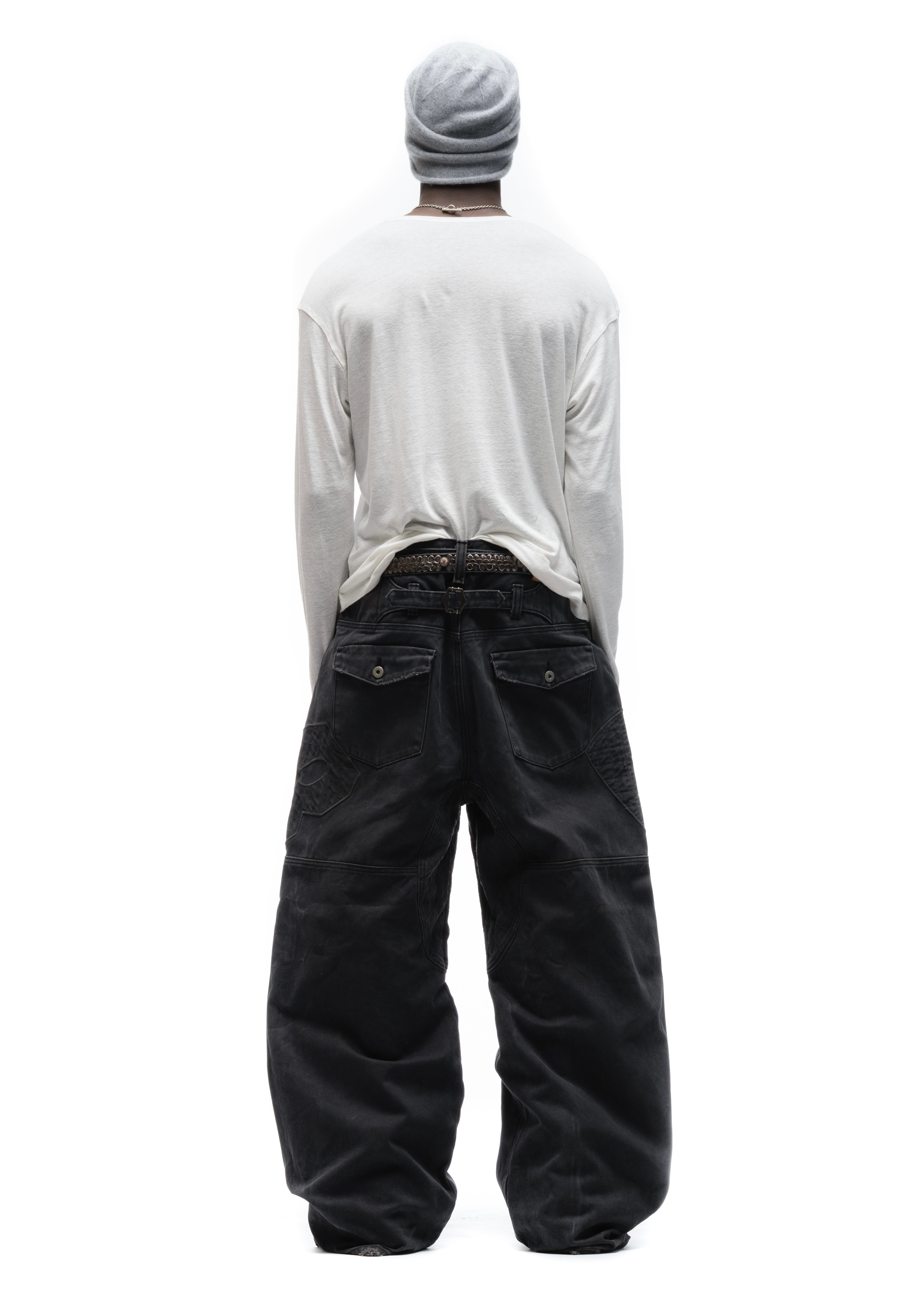 F8 REWORKED PANTS GREY – NO/FAITH STUDIOS