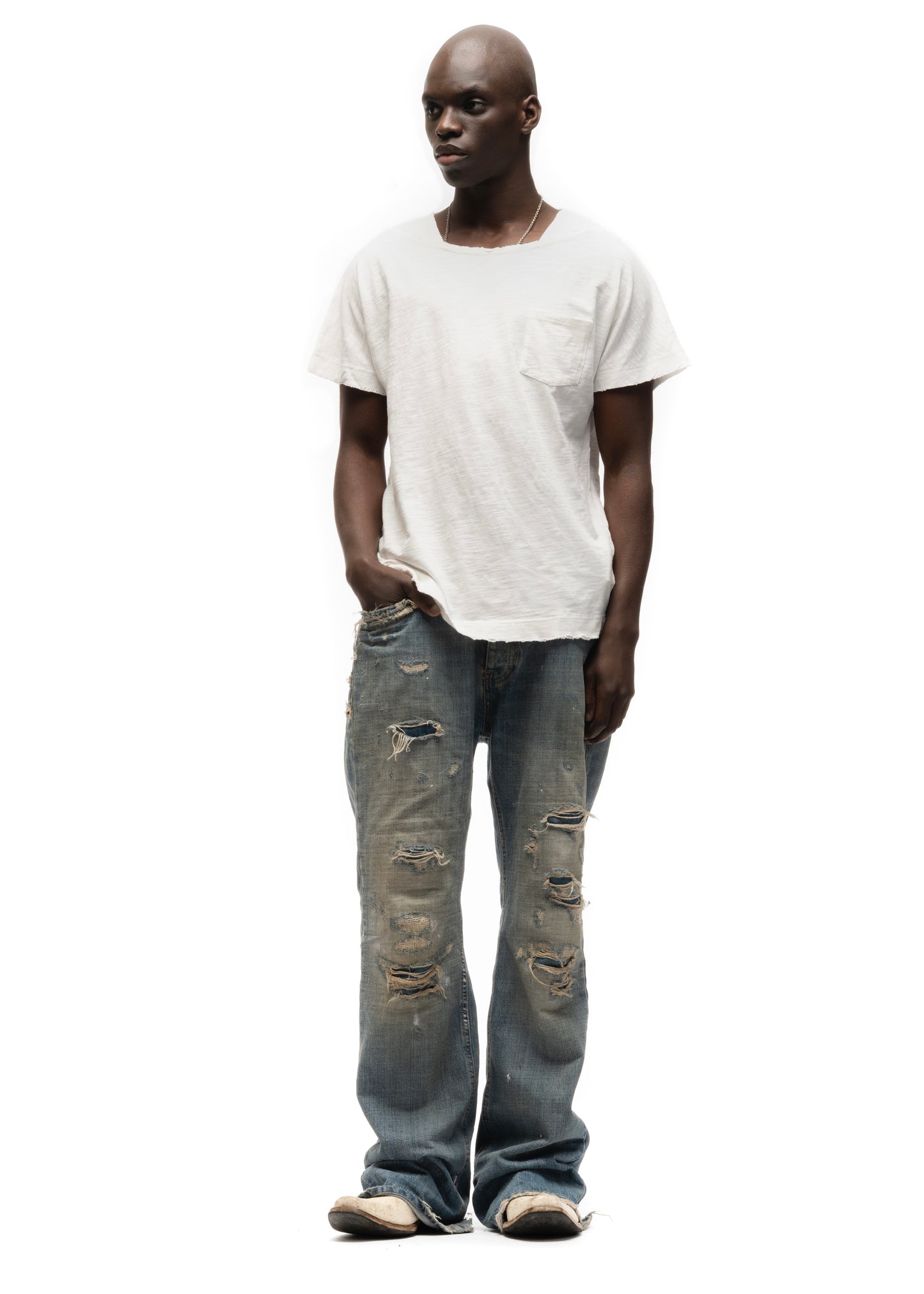 TRAPEZOID T-SHIRT WHITE