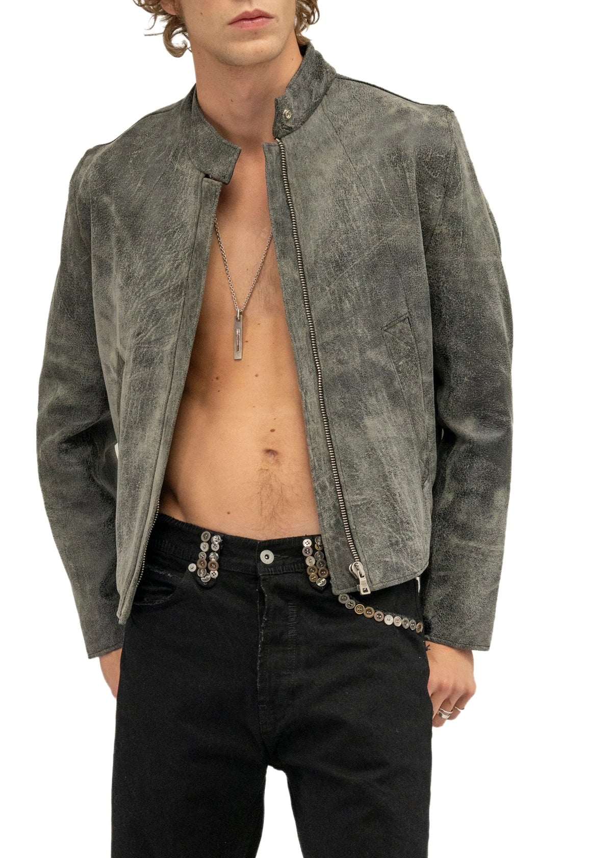 SEQUIN SELVEDGE BOOTCUT DENIM BLACK