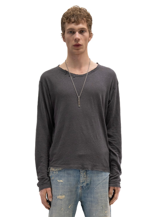 HERITAGE BUTTON-UP LONGSLEEVE GREY