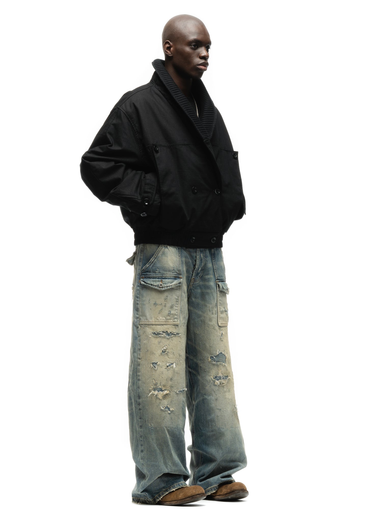 PILOT BUTTON BOMBER JACKET