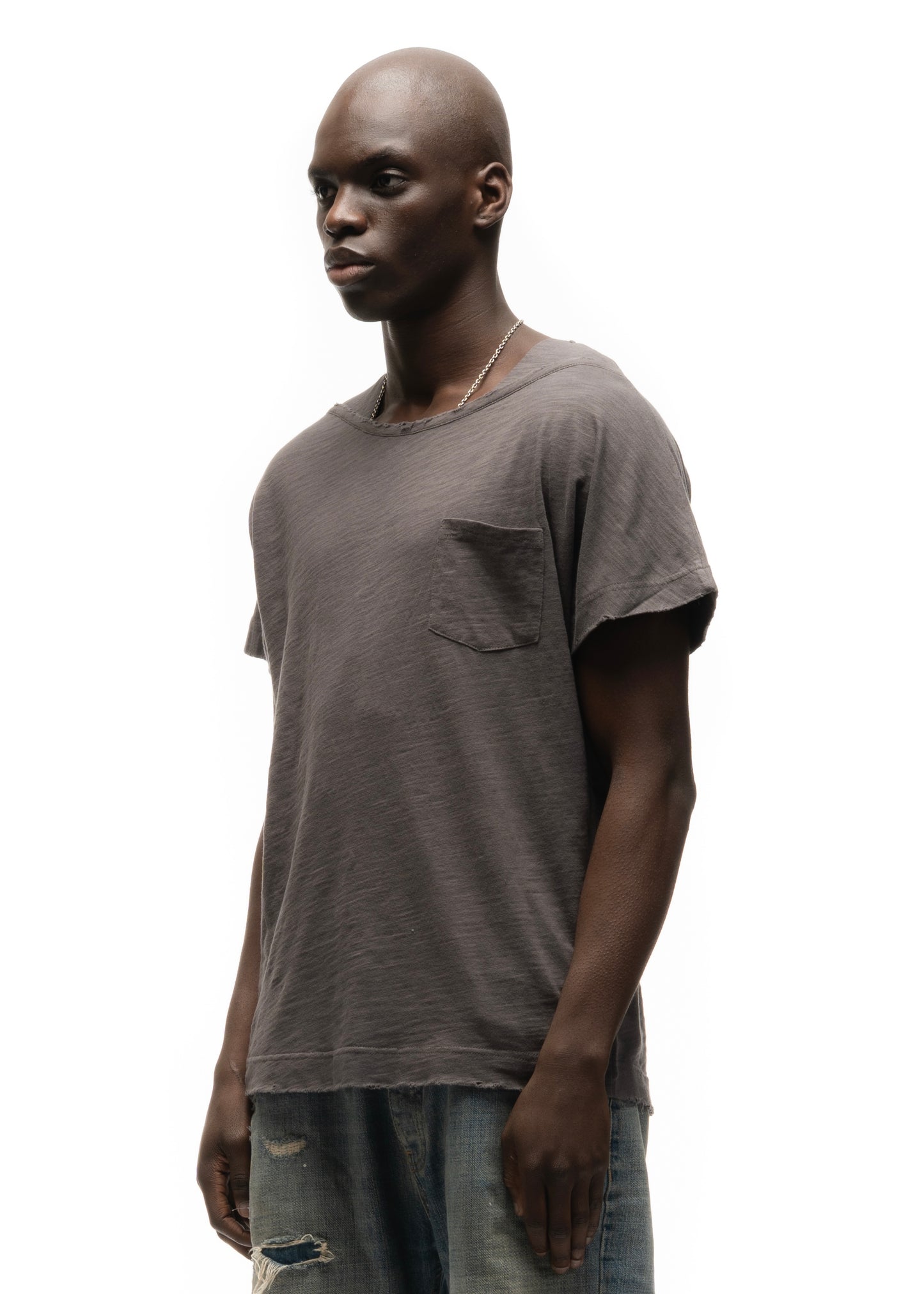TRAPEZOID T-SHIRT GREY