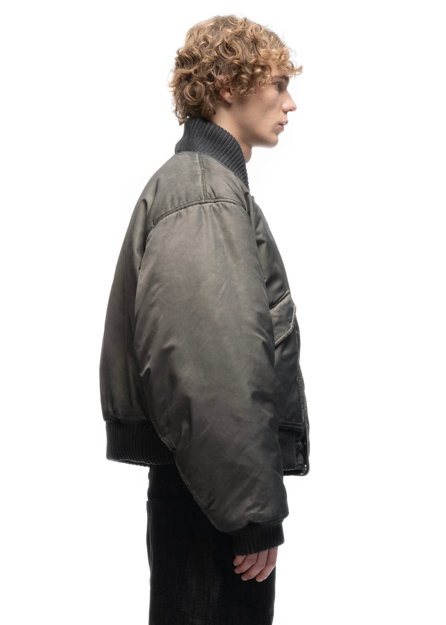 REVERSIBLE BASIC ONYX BOMBER JACKET BEIGE