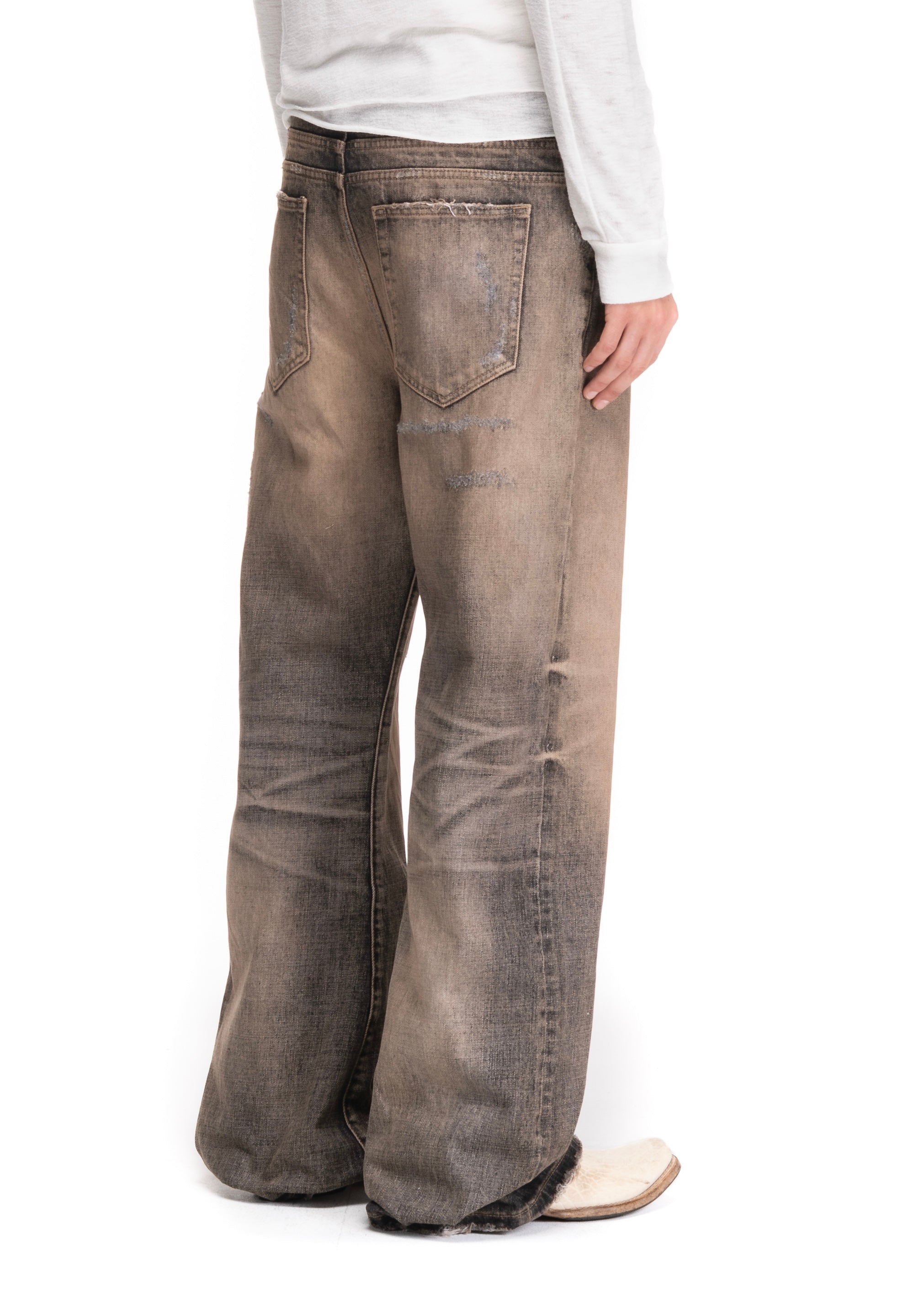 SOLAR FADE SELVEDGE DENIM BOOTCUT – NO/FAITH STUDIOS