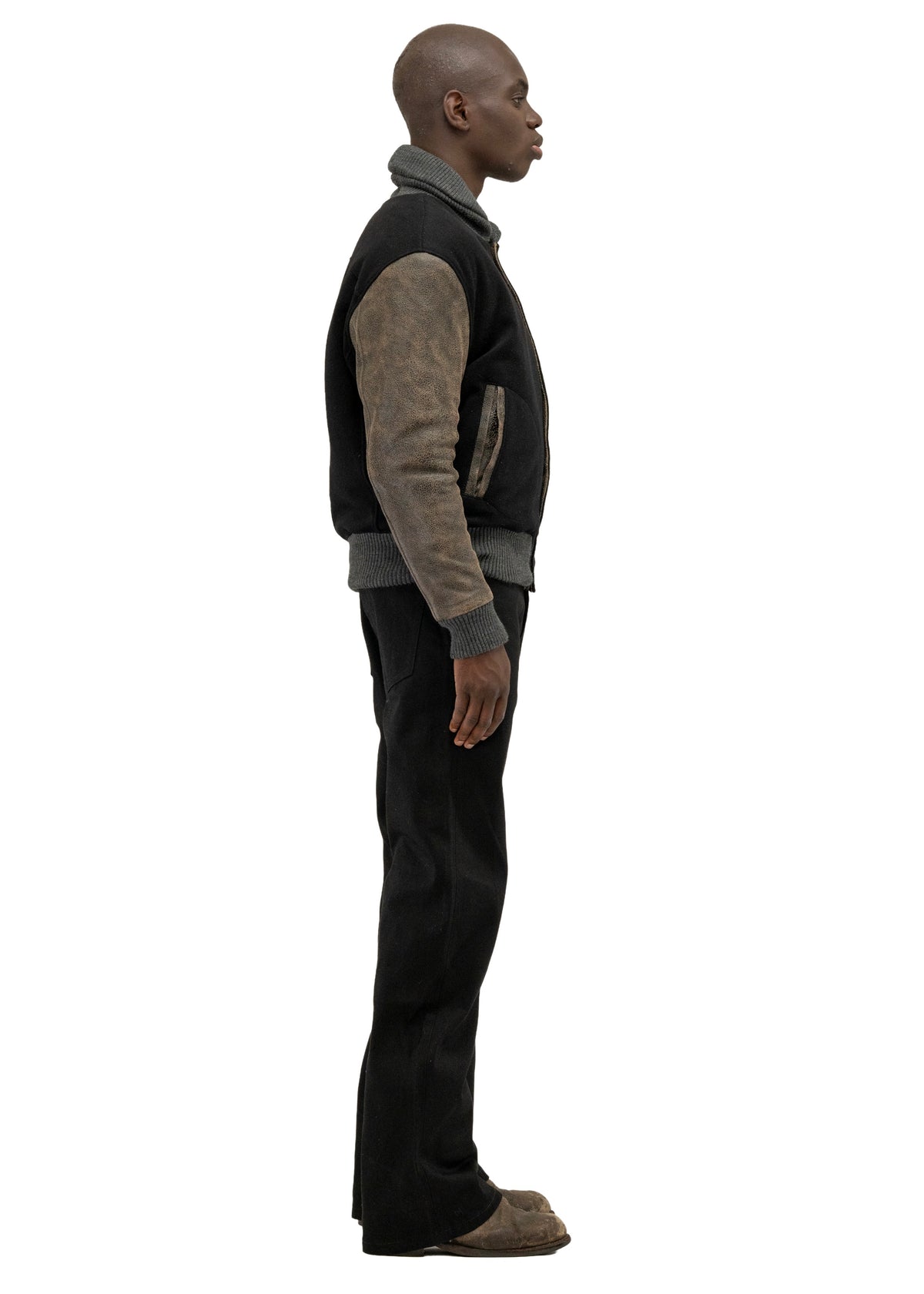 RIDER WOOL LEATHER JACKET