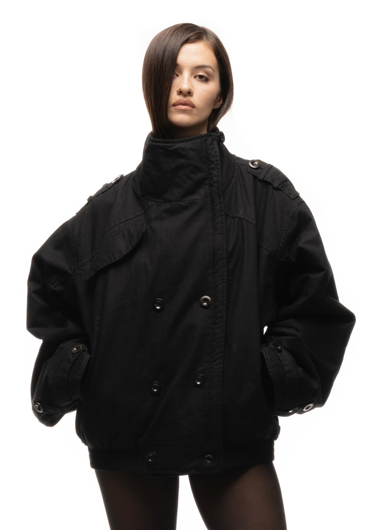 COMBAT PADDED PARKA BLACK FEMALE