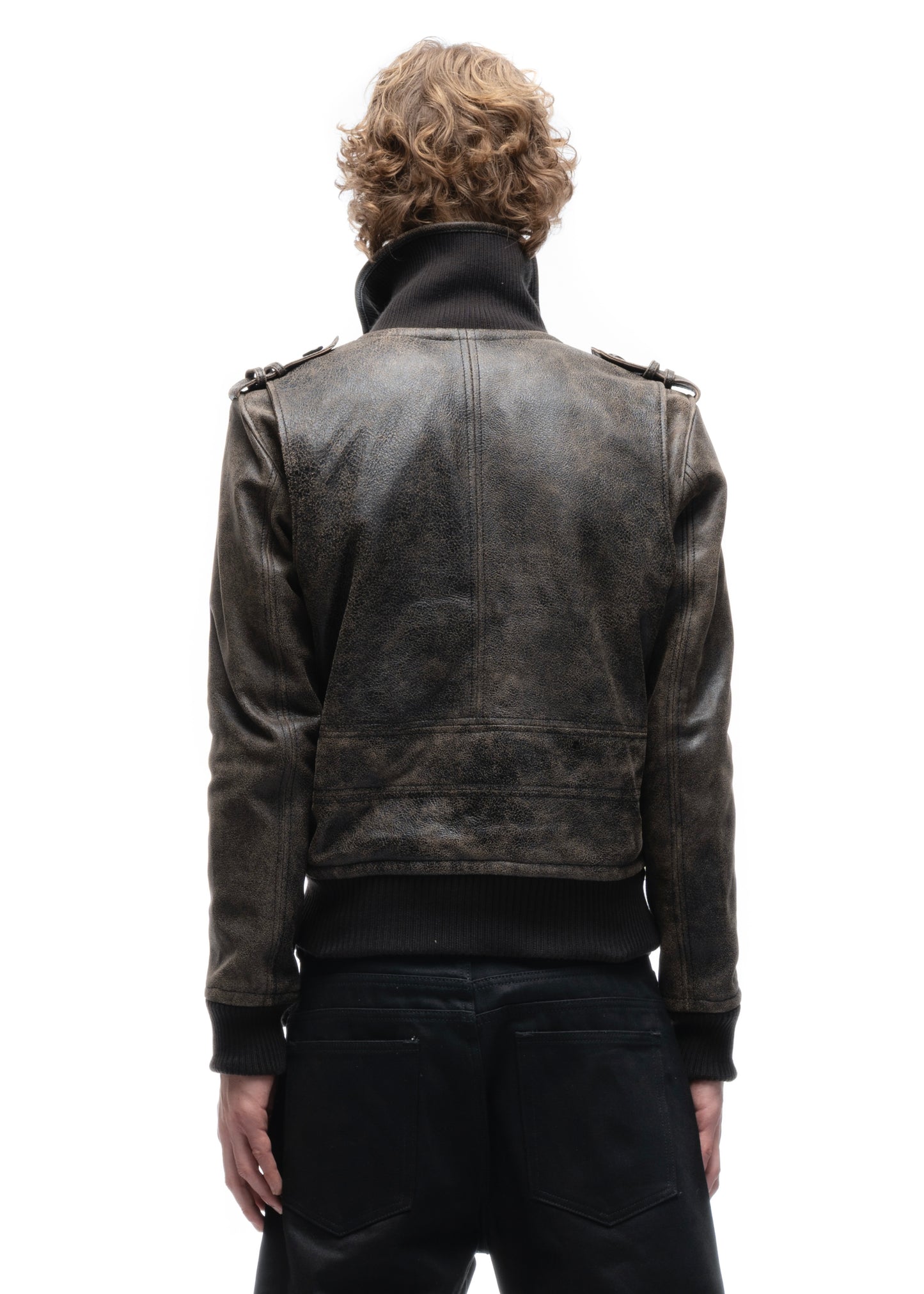 SHADOW OPERATOR LEATHER JACKET USED