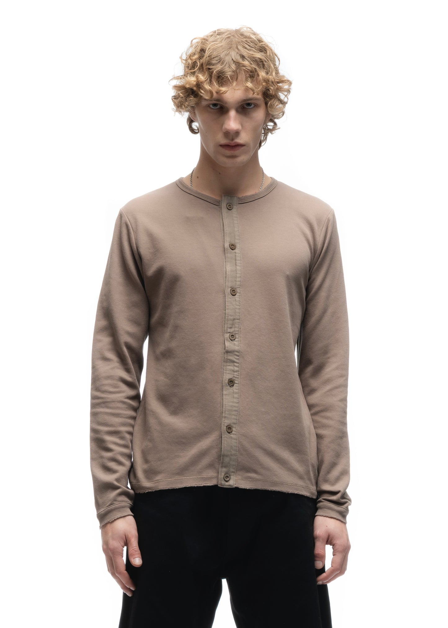 JAPANESE BUTTON-UP CARDIGAN RUST