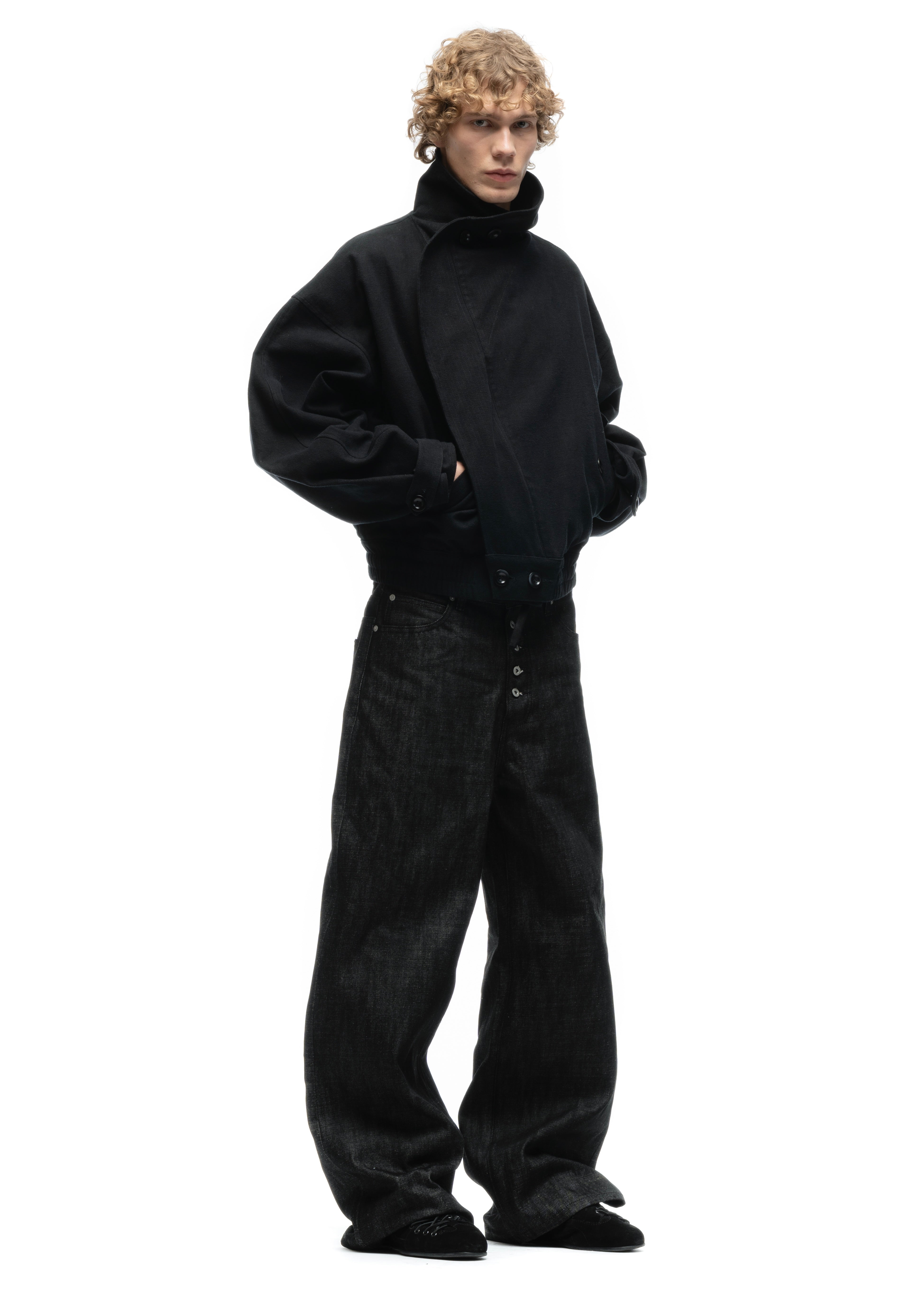 MOLESKIN JACKET BLACK – NO/FAITH STUDIOS