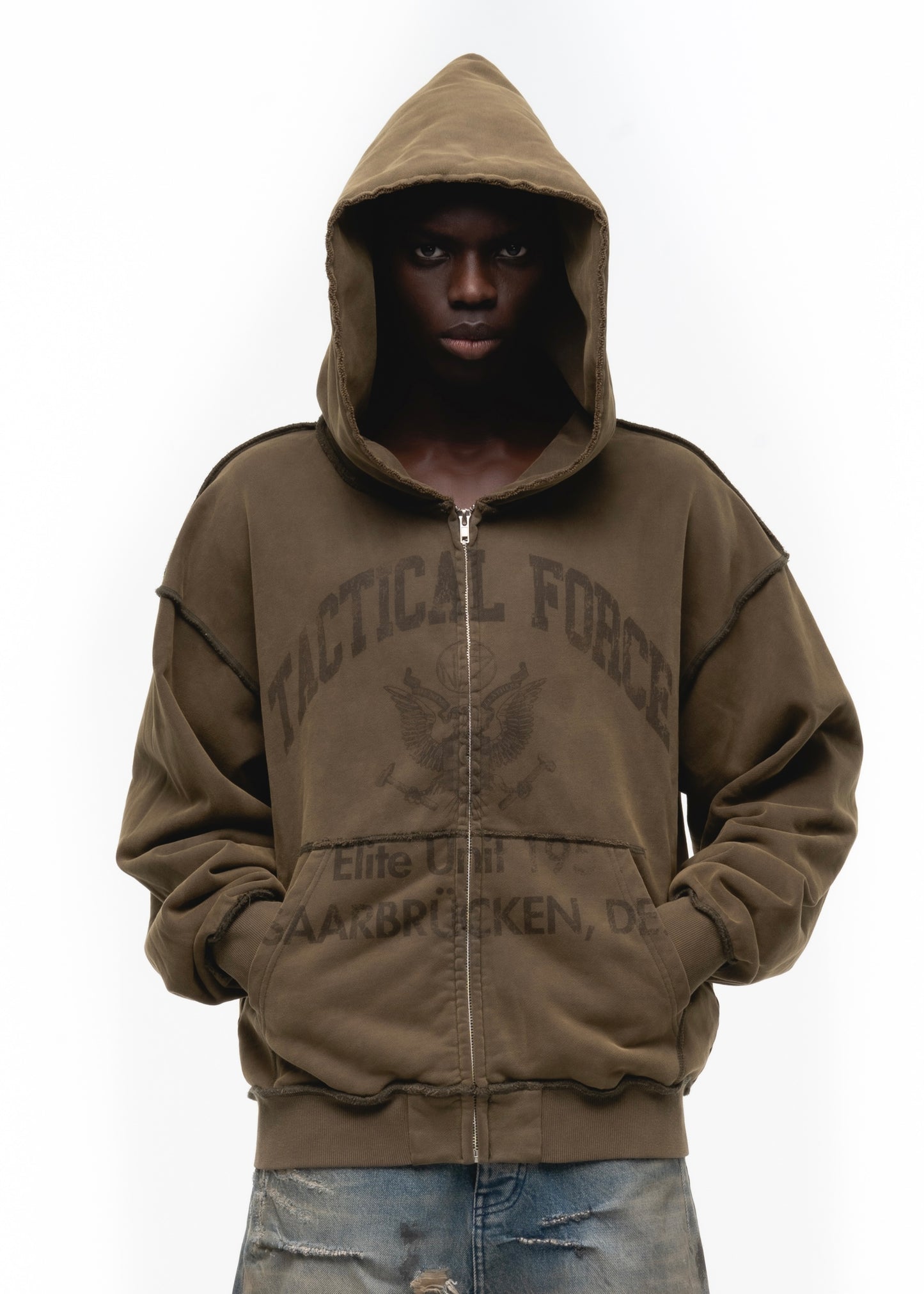 TACTICAL FORCE ZIPPER VINTAGE OLIVE