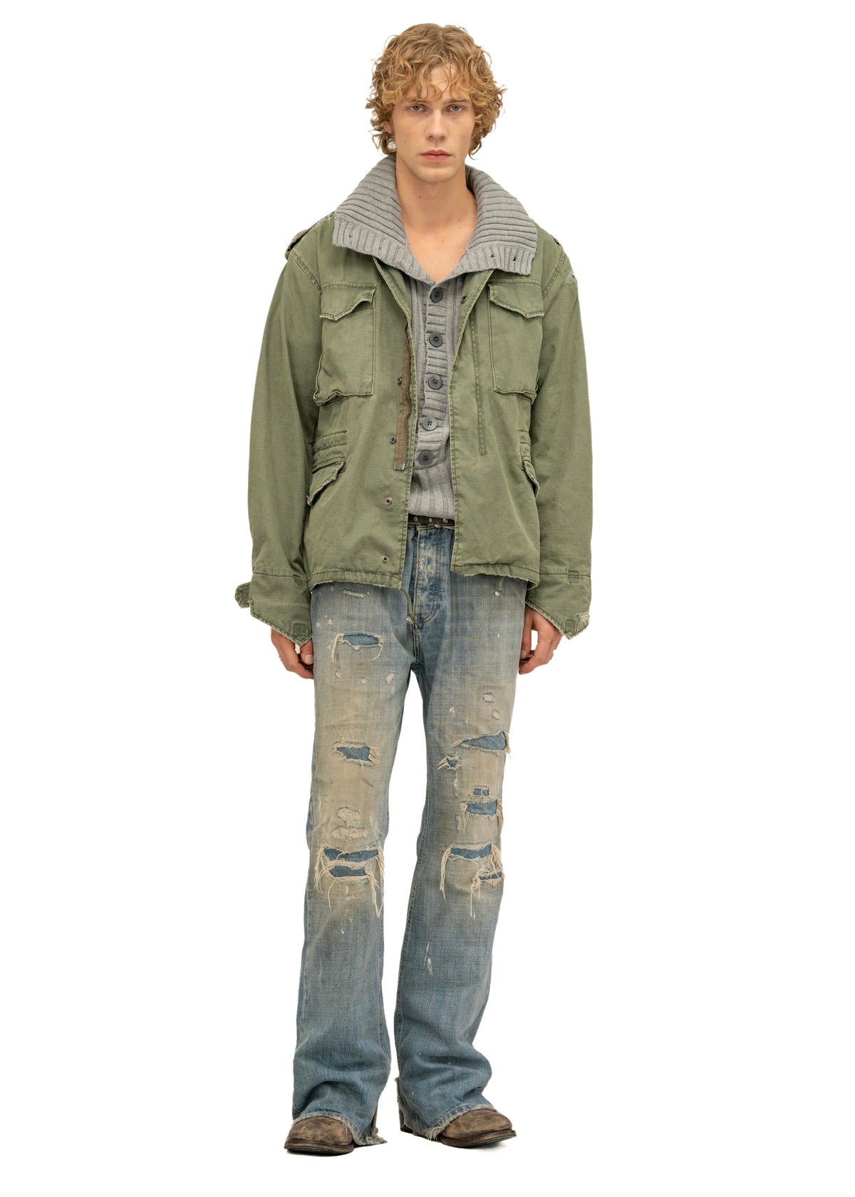 REWORKED FIELD PARKA GREEN