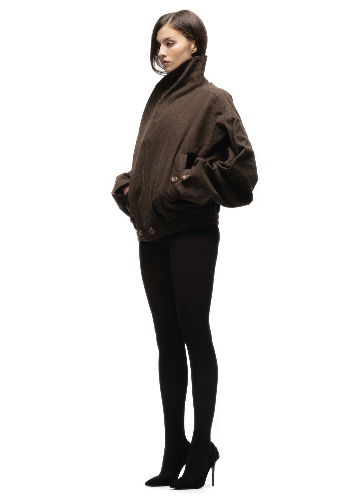 MOLESKIN JACKET BROWN FEMALE