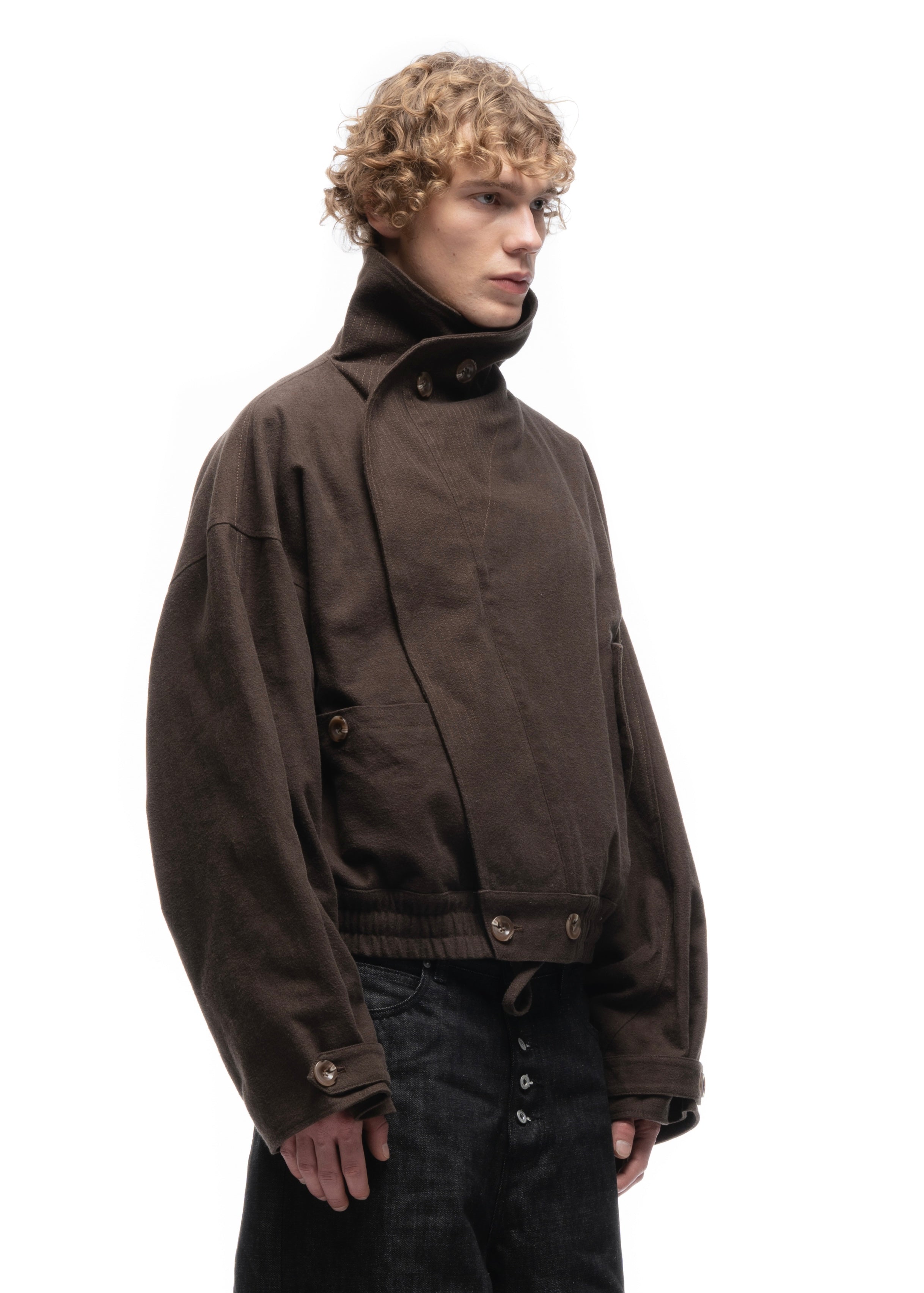 MOLESKIN JACKET BROWN – NO/FAITH STUDIOS