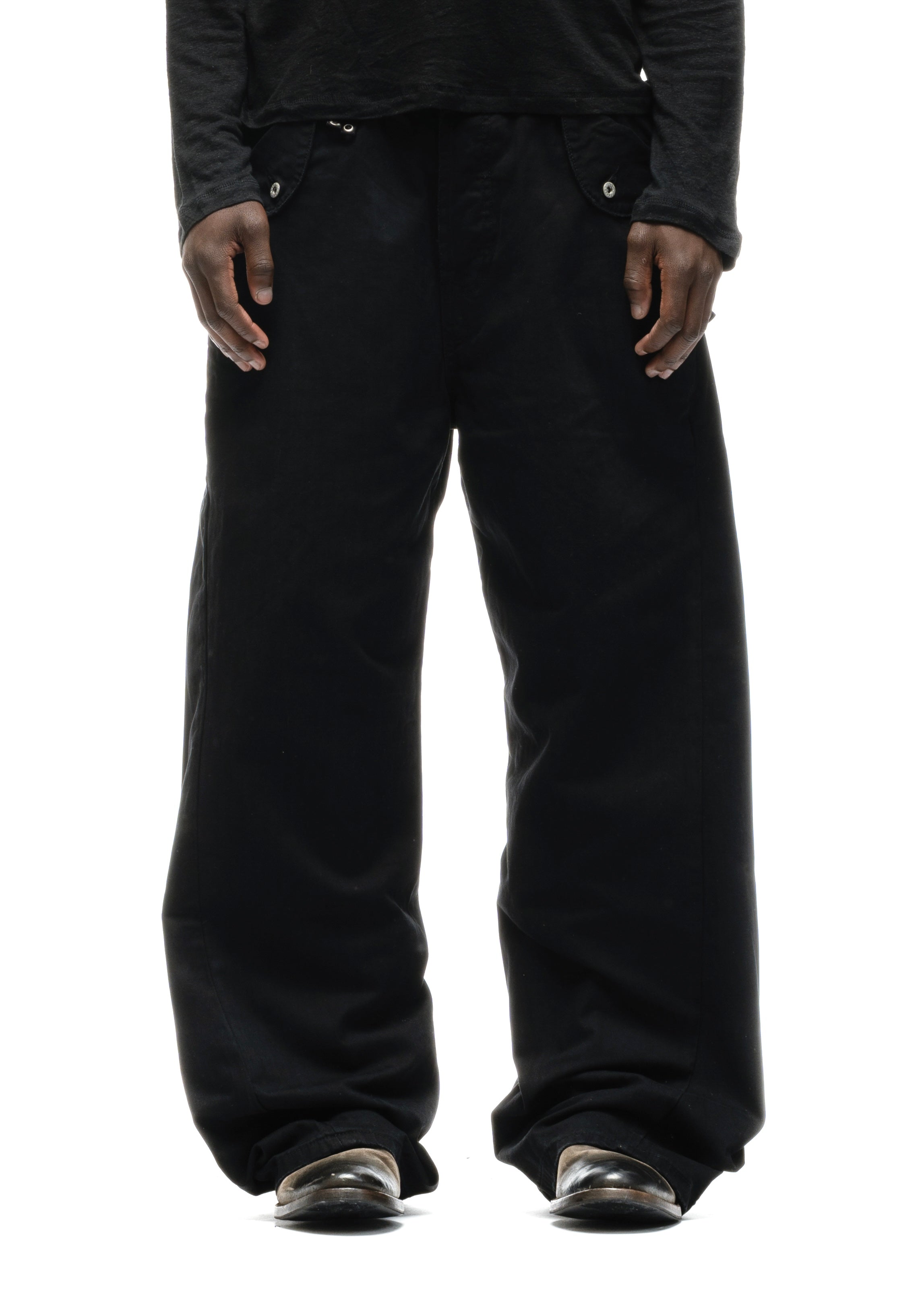 HERRINGBONE CUT BLACK – NO/FAITH STUDIOS