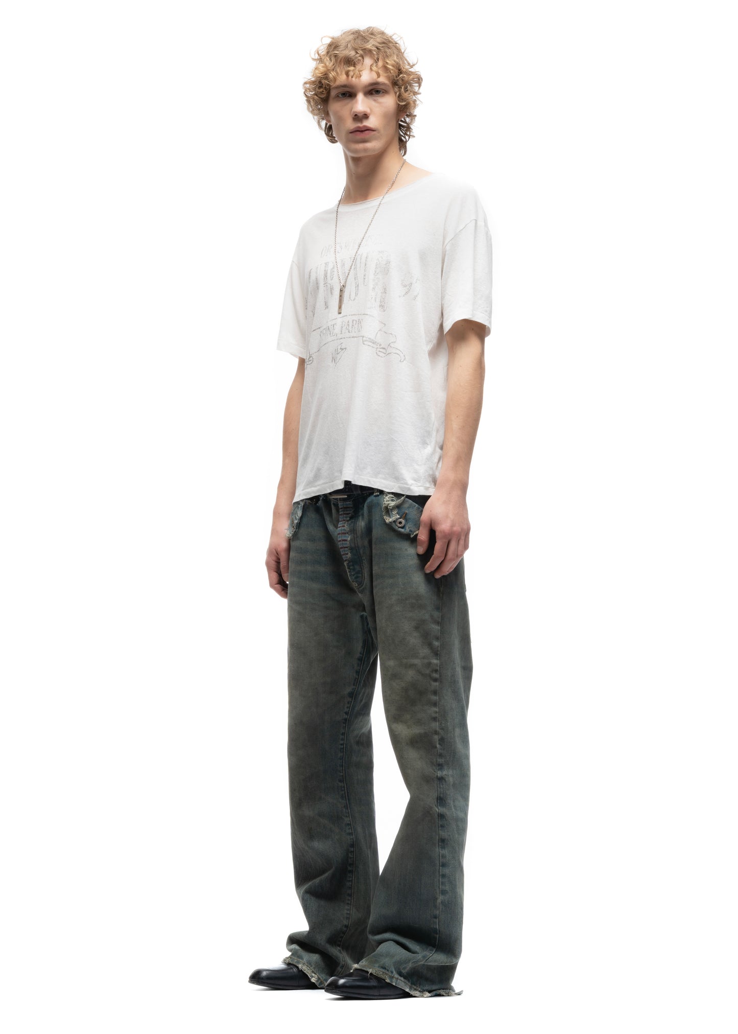 IVRY TEXTURED T-SHIRT WHITE