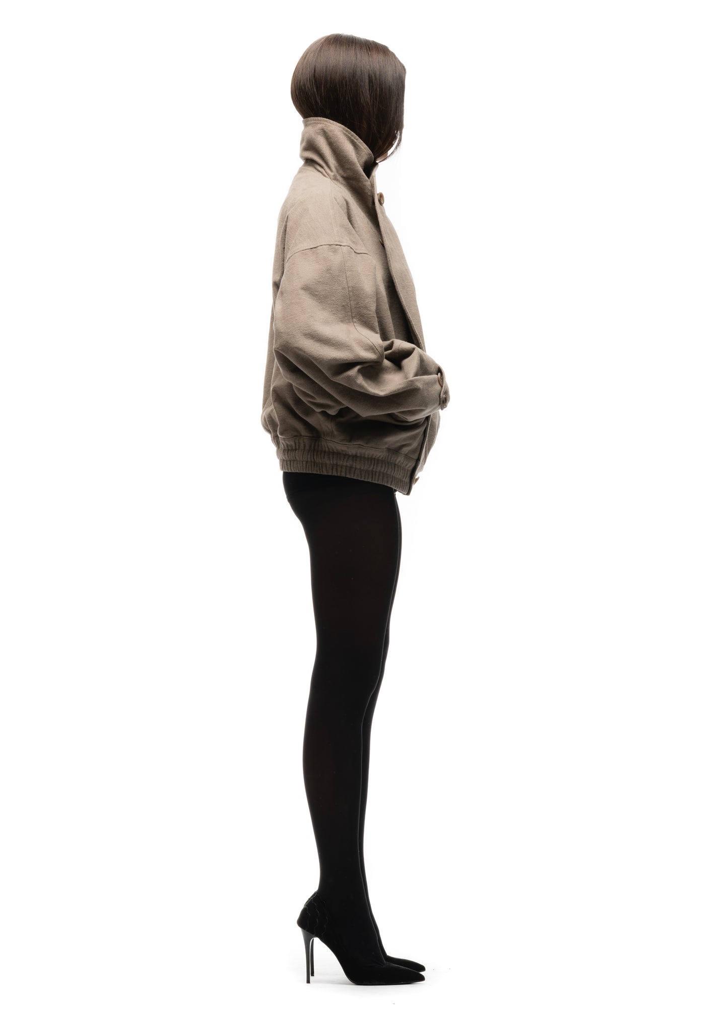 MOLESKIN JACKET BEIGE FEMALE