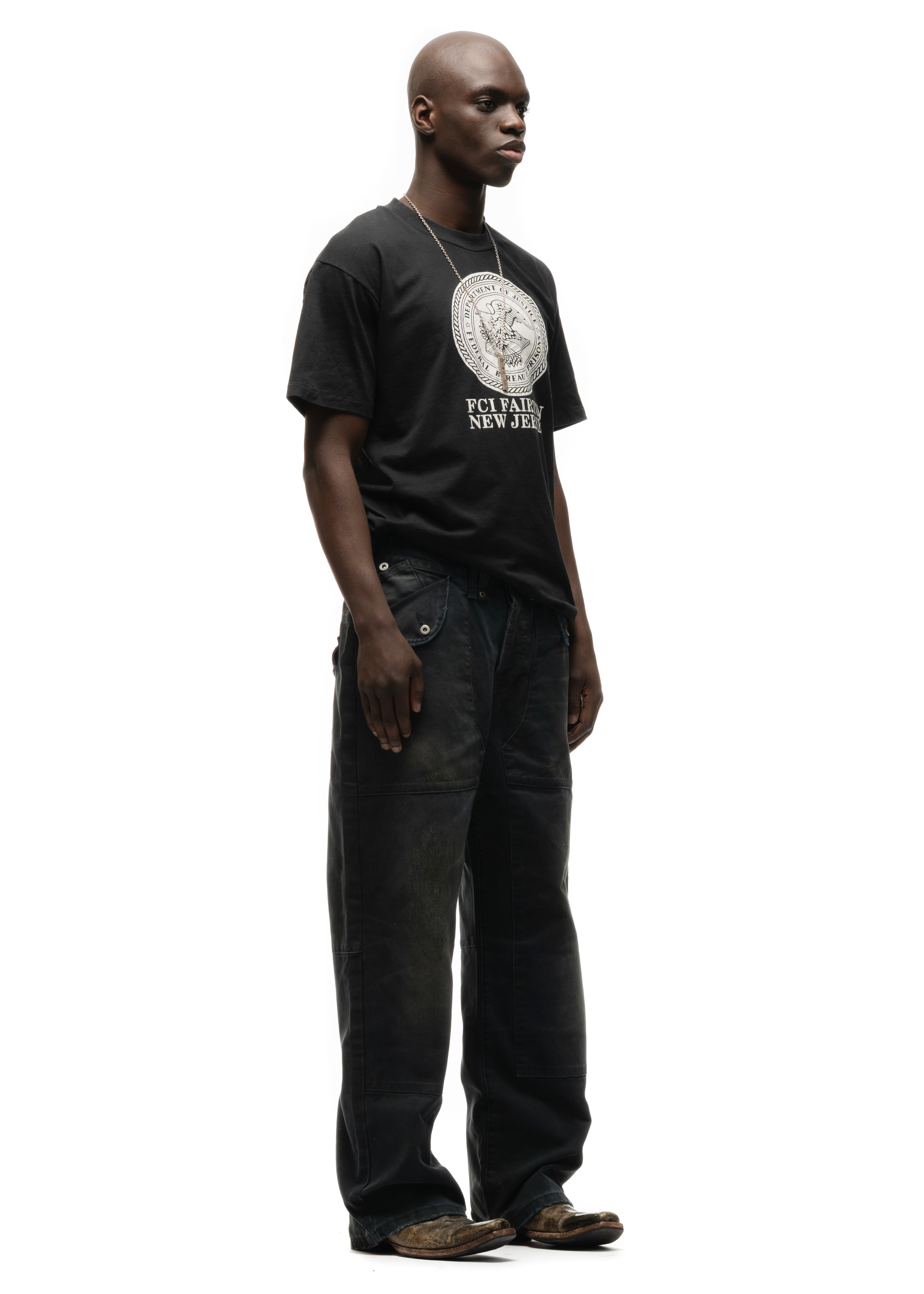 パンツ JAPANESE DOUBLE KNEE CUT BLACK JAPANESE DOUBLE KNEE CUT BLACK – NO/FAITH STUDIOS
