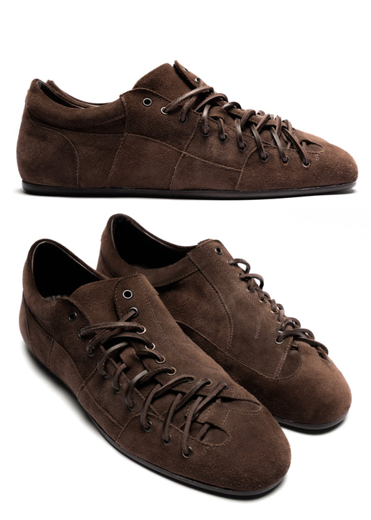 FOOTBALL SNEAKER SUEDE BROWN