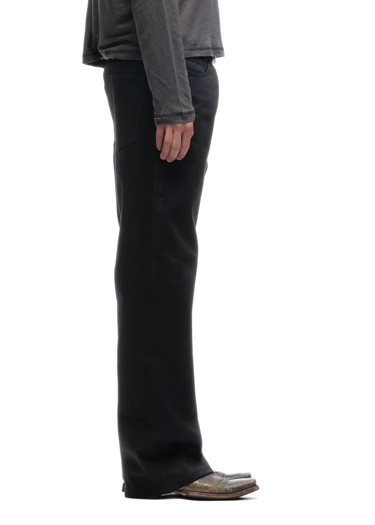 JAPANESE SELVEDGE BOOTCUT DENIM BLACK