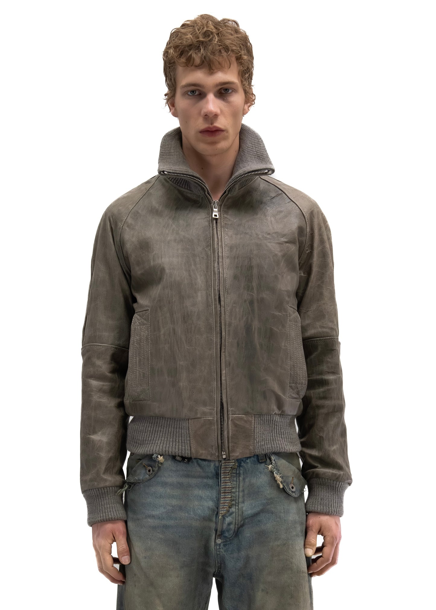 DUST ONE CUT LEATHER JACKET