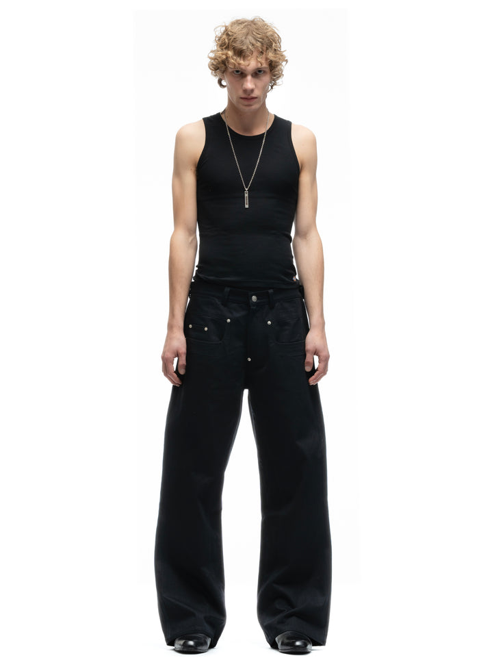 LAYERED BOOTCUT PANTS