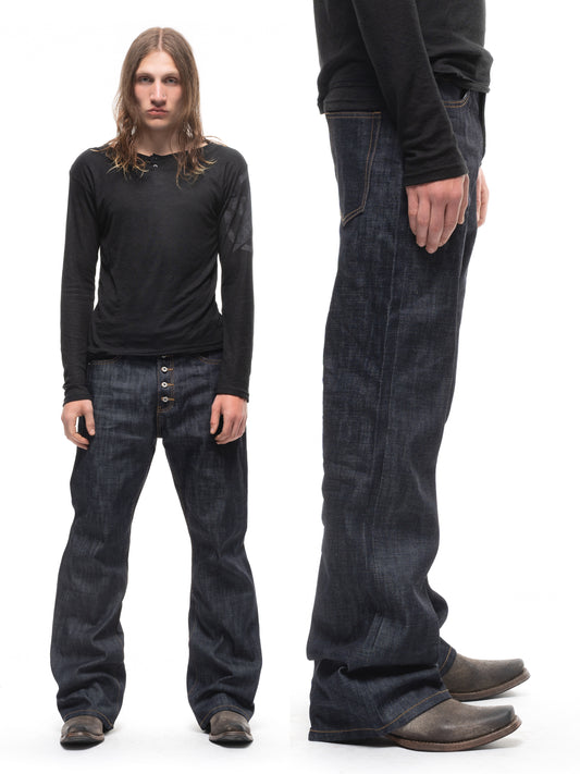 RAW DENIM JAPANESE BOOTCUT FIT BLUE