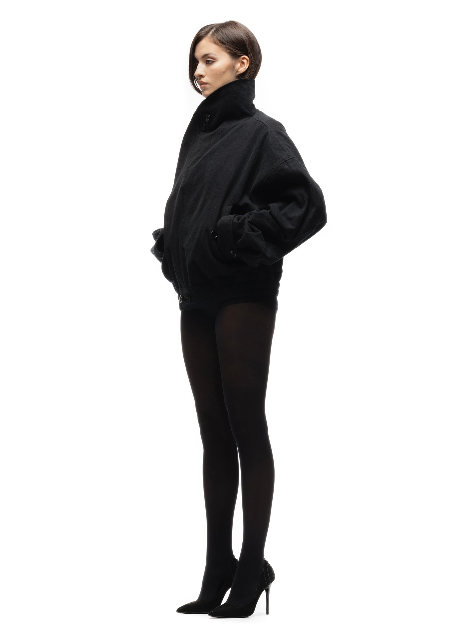 MOLESKIN JACKET BLACK FEMALE