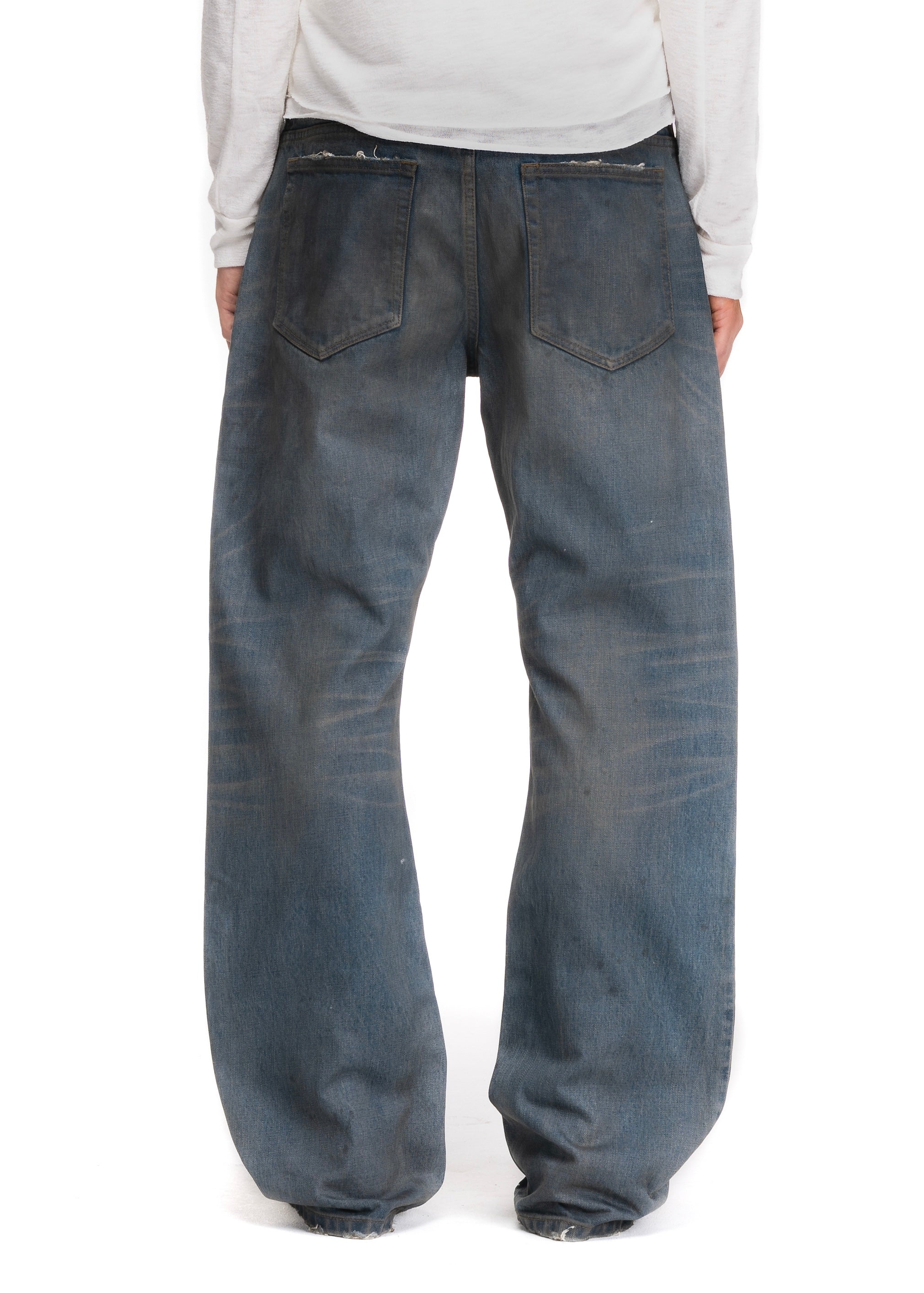 VINTAGE BLUE SELVEDGE BOOTCUT DENIM – NO/FAITH STUDIOS