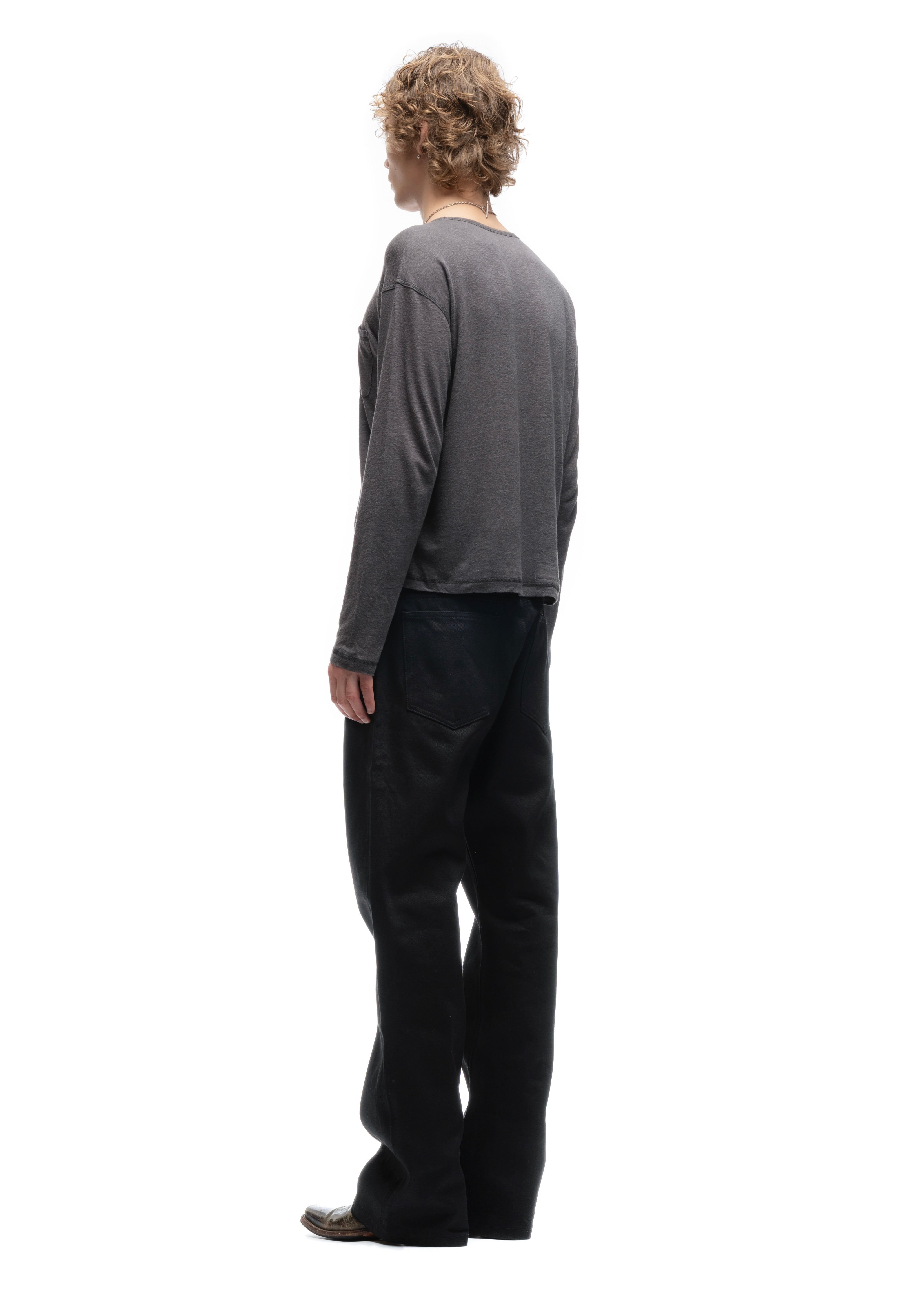 JAPANESE SELVEDGE BOOTCUT DENIM BLACK – NO/FAITH STUDIOS