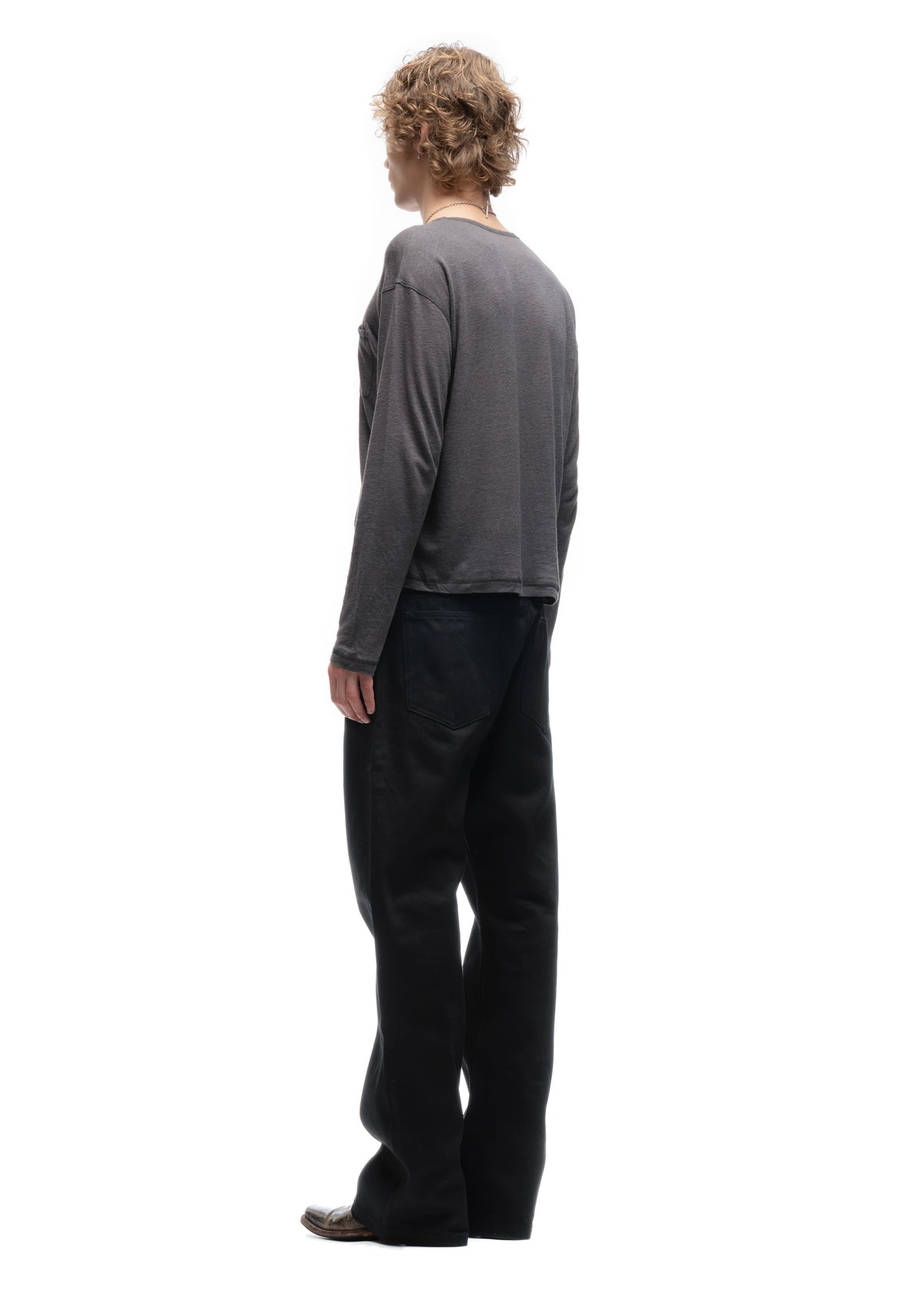 JAPANESE SELVEDGE BOOTCUT DENIM BLACK