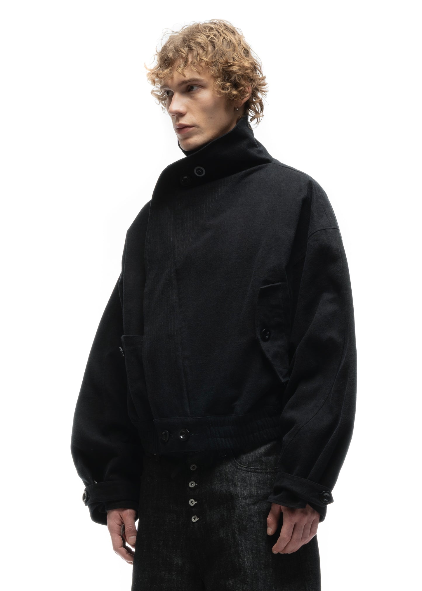 MOLESKIN JACKET BLACK