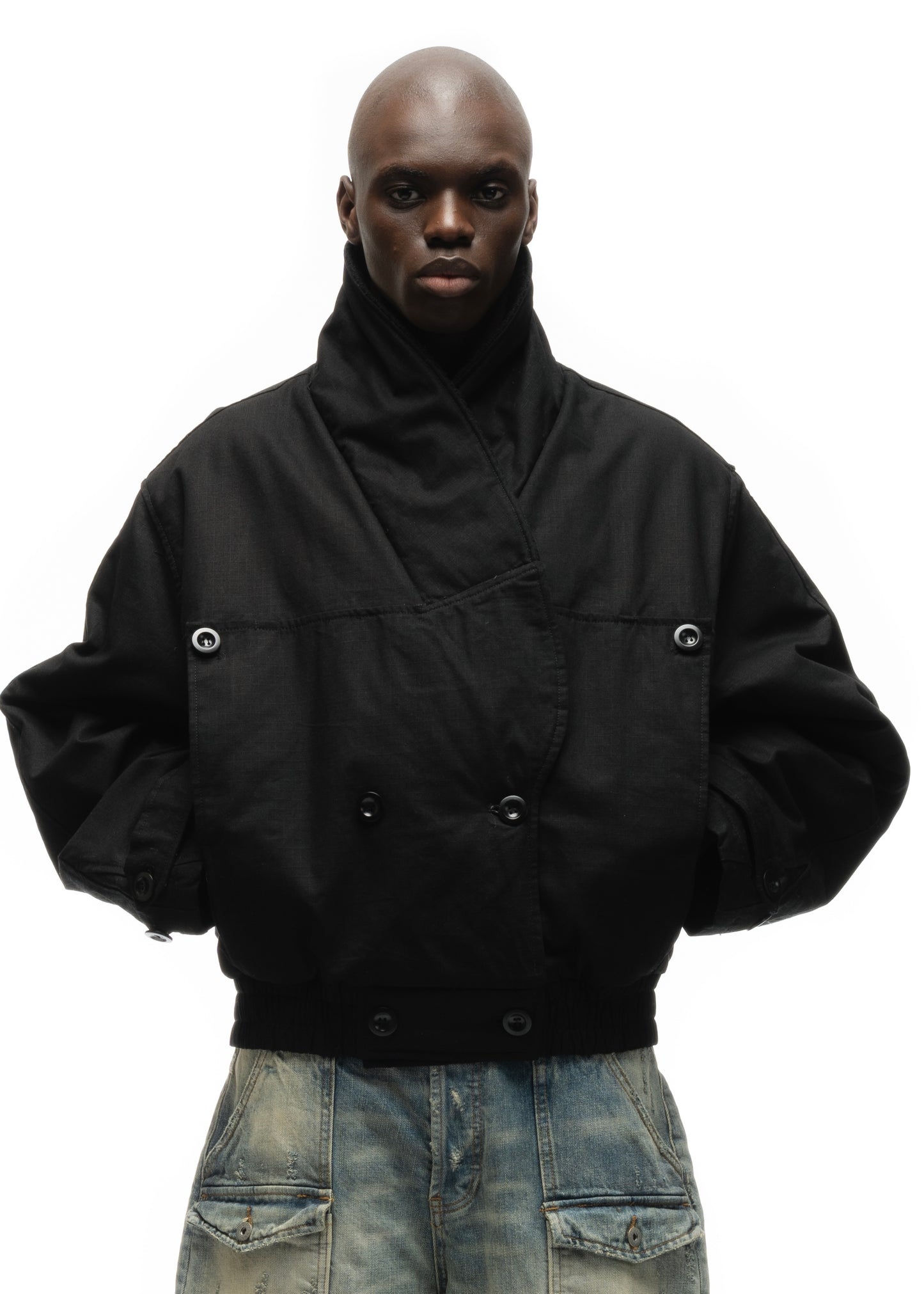 PILOT BUTTON BOMBER JACKET