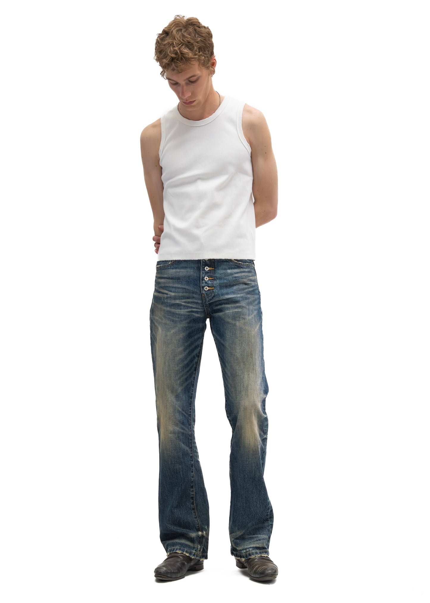 GRAIN SELVEDGE BOOTCUT DENIM