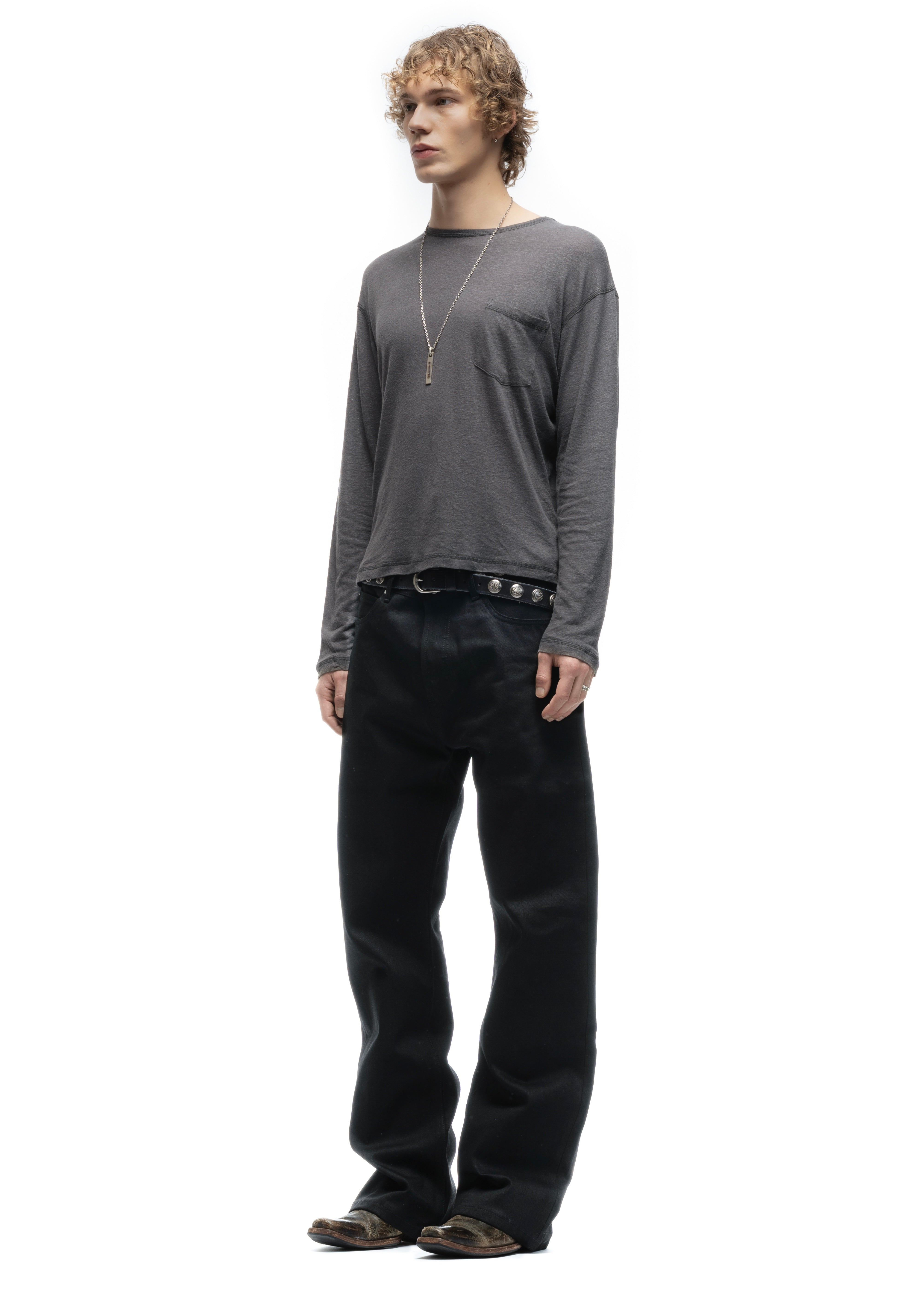 JAPANESE SELVEDGE BOOTCUT DENIM BLACK – NO/FAITH STUDIOS