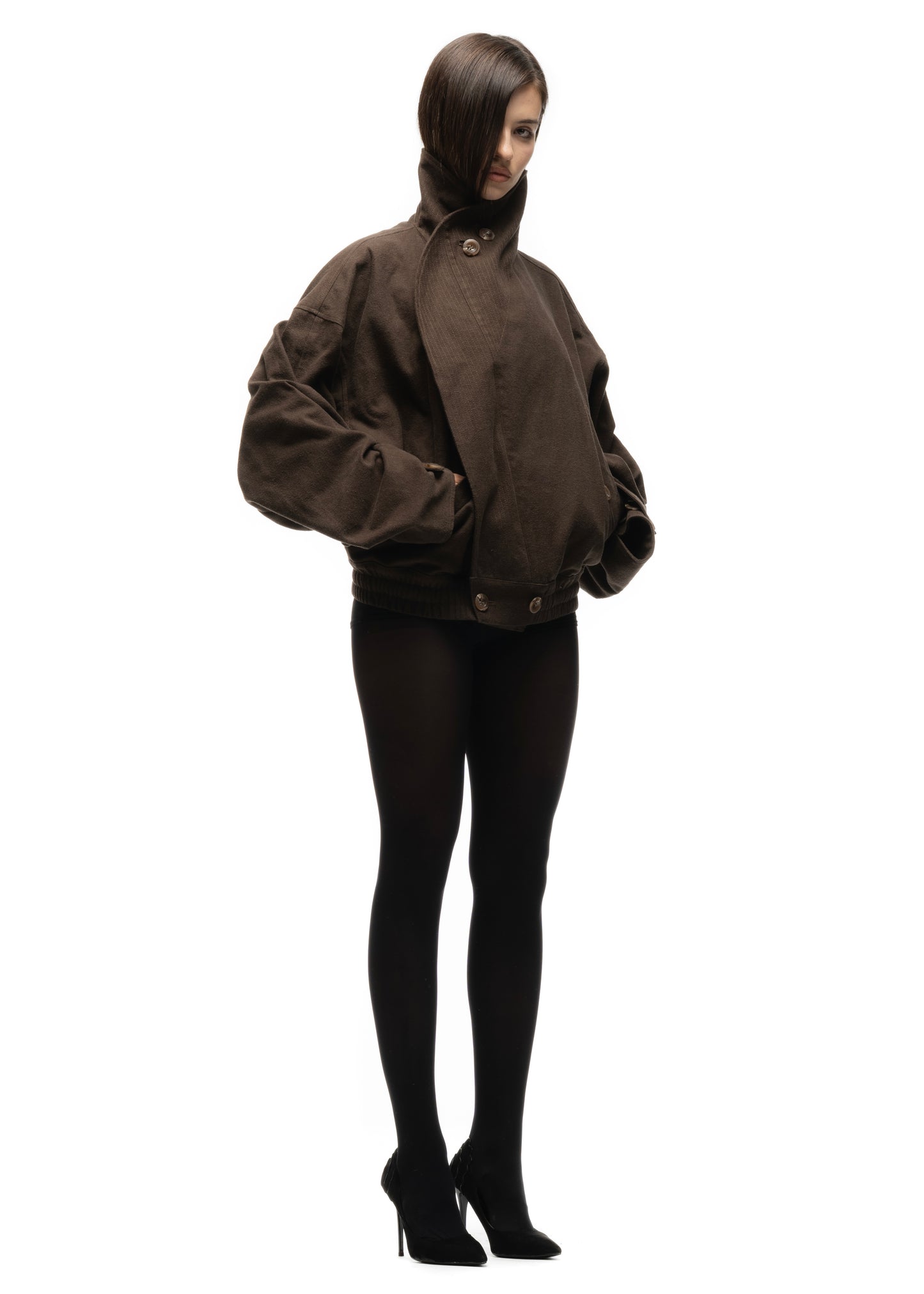 MOLESKIN JACKET BROWN FEMALE