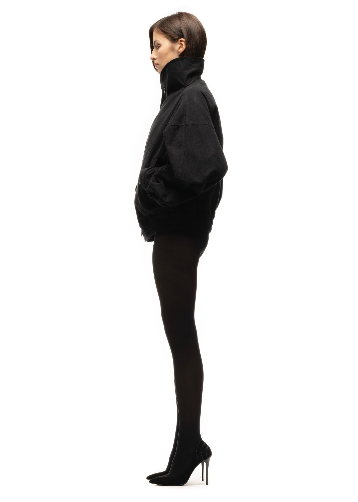 MOLESKIN JACKET BLACK FEMALE