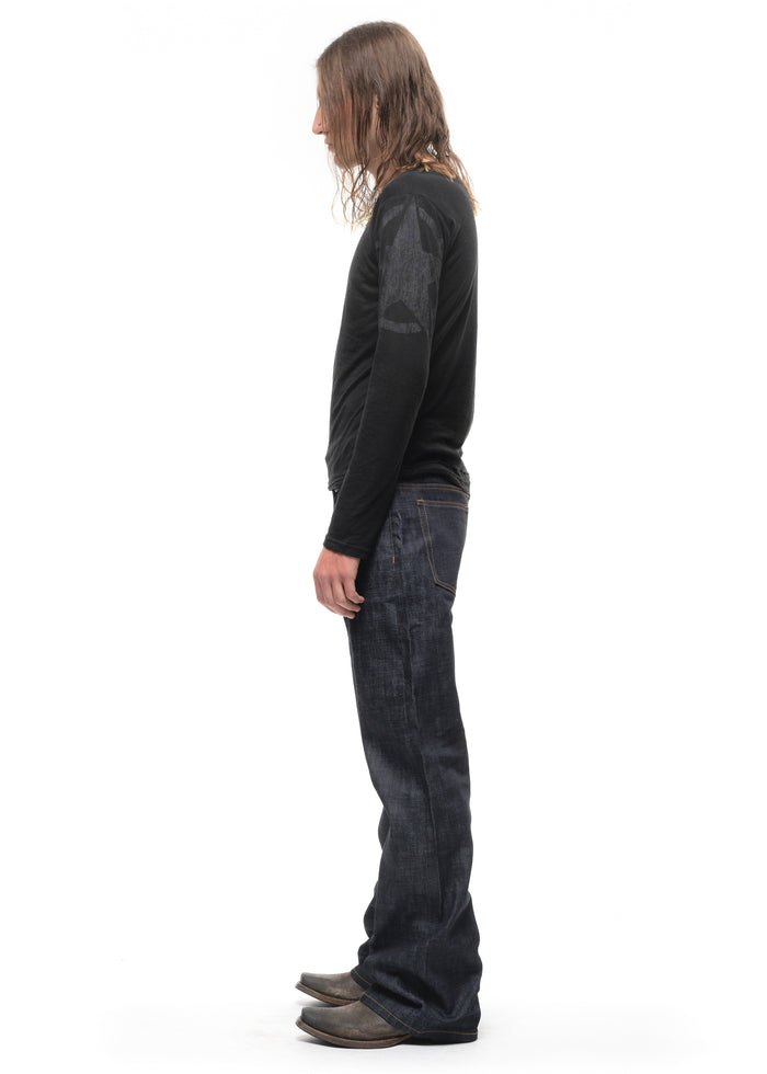 RAW DENIM JAPANESE BOOTCUT FIT BLUE
