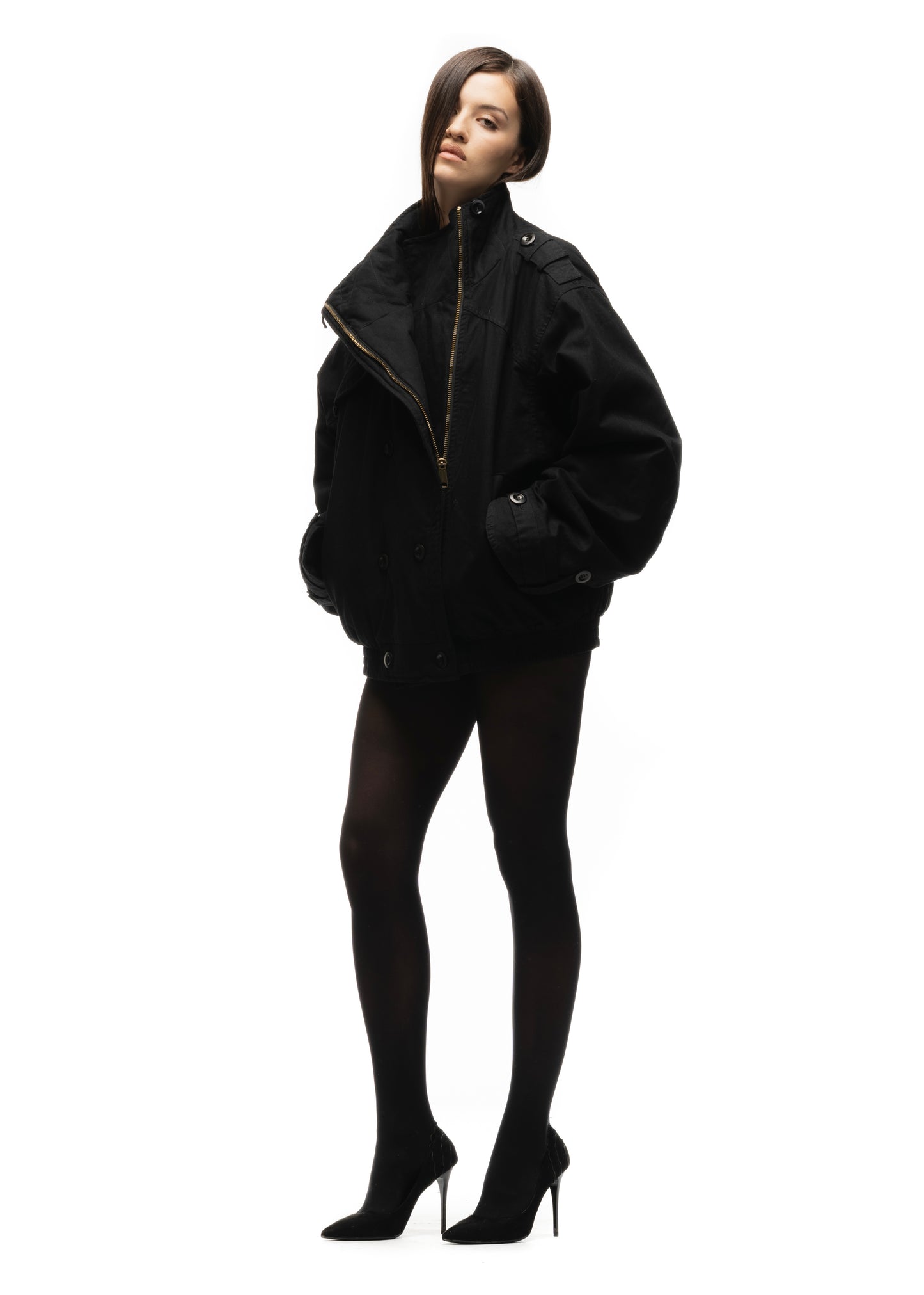 COMBAT PADDED PARKA BLACK FEMALE