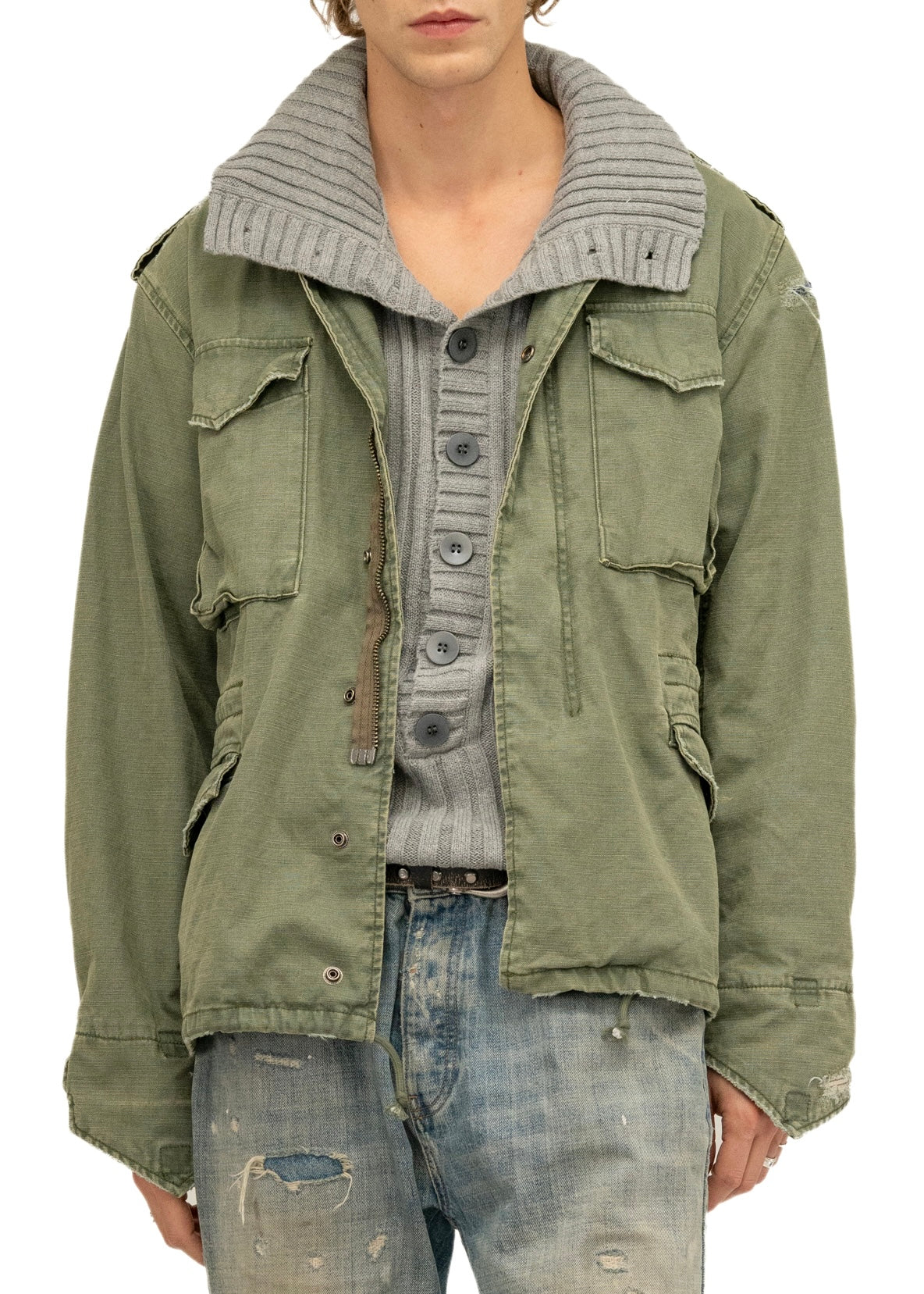 REWORKED FIELD PARKA GREEN