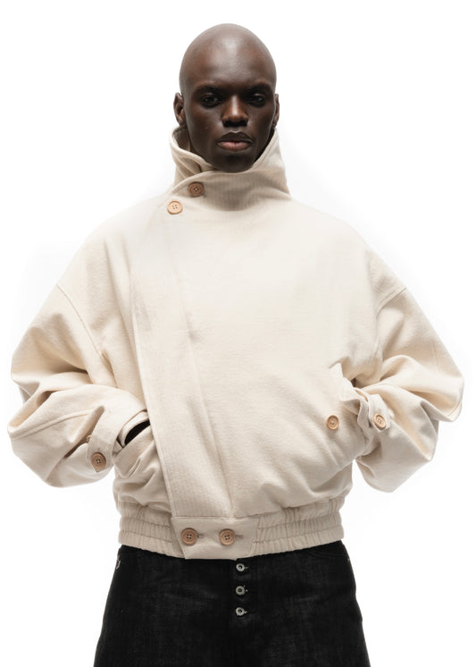 MOLESKIN JACKET WHITE