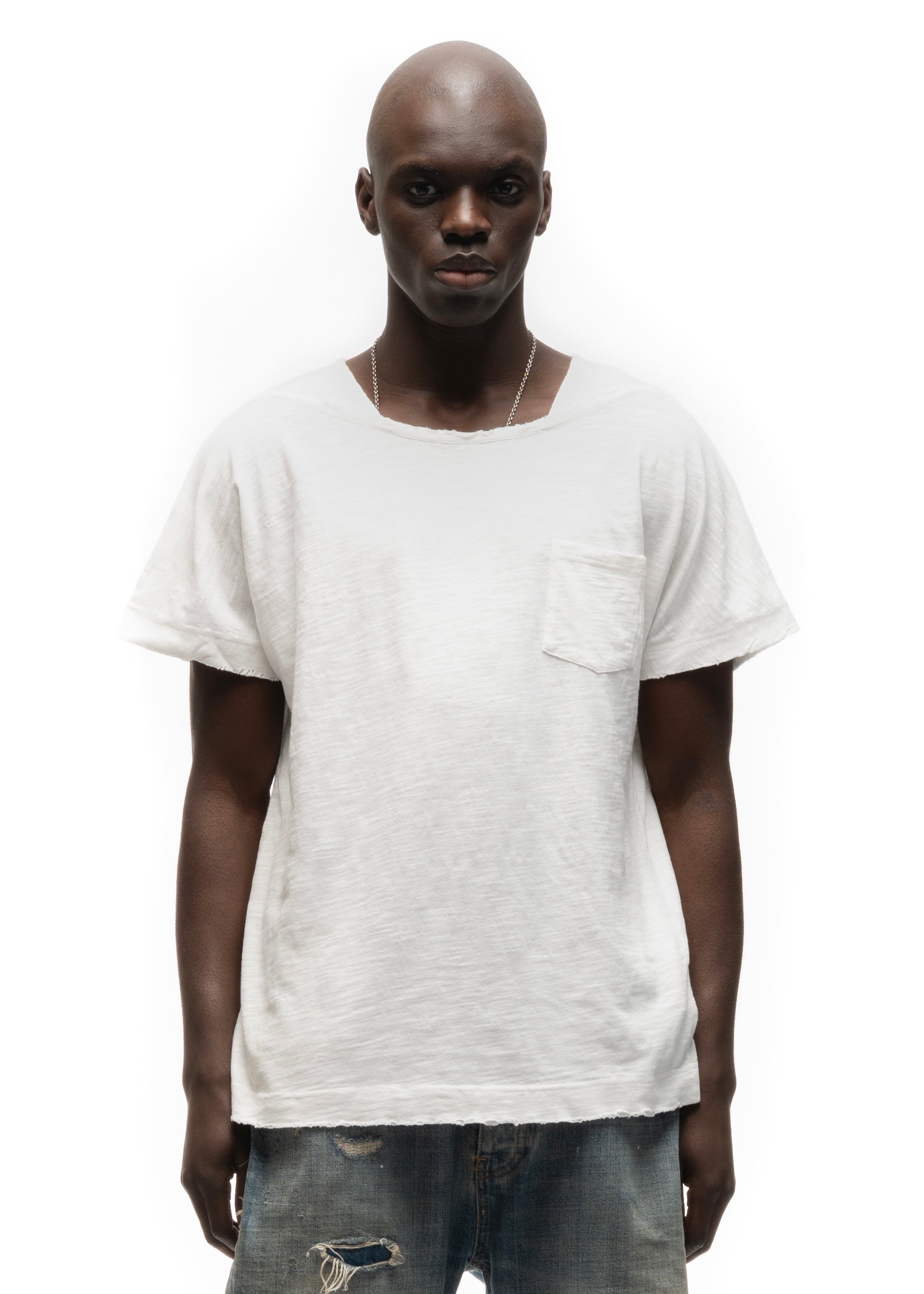 TRAPEZOID T-SHIRT WHITE – NO/FAITH STUDIOS