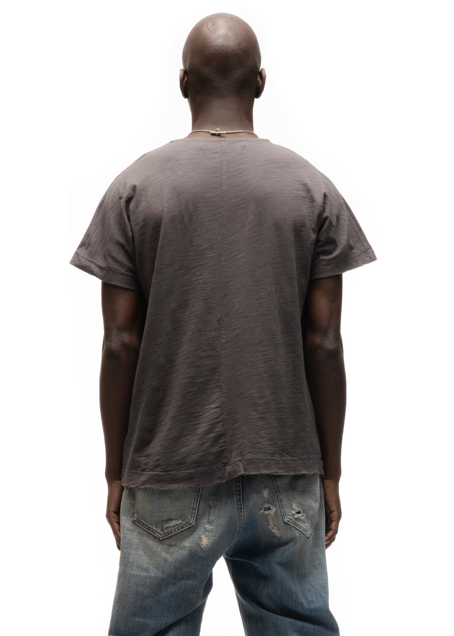 TRAPEZOID T-SHIRT GREY