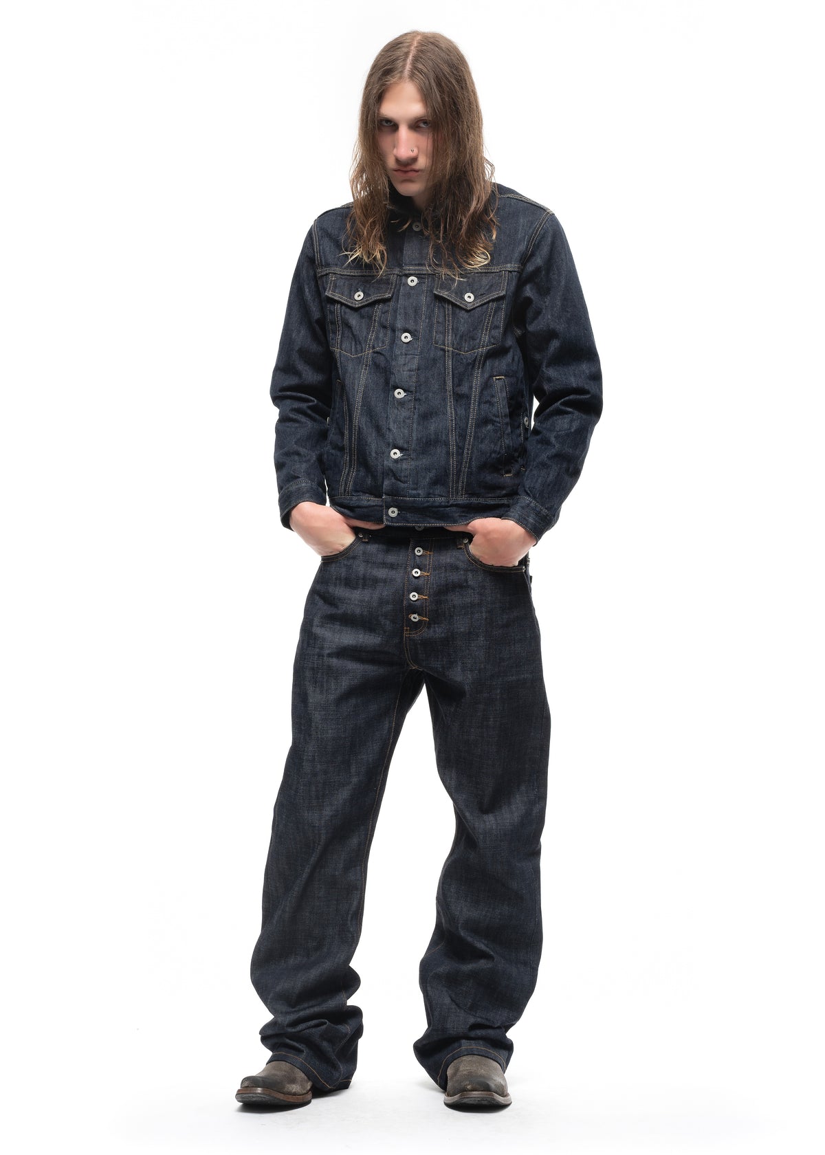 RAW DENIM SELVEDGE JAPANESE JACKET