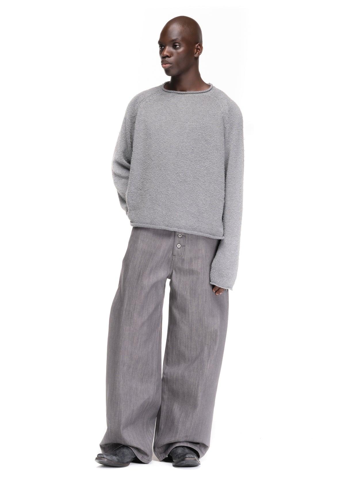 RAW DENIM JAPANESE LOOSE FIT GREY