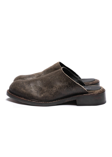 【極美品】ARGUE × U-DOT ASYMMETRICAL MULE MULE USED GREY 002 – NO/FAITH STUDIOS