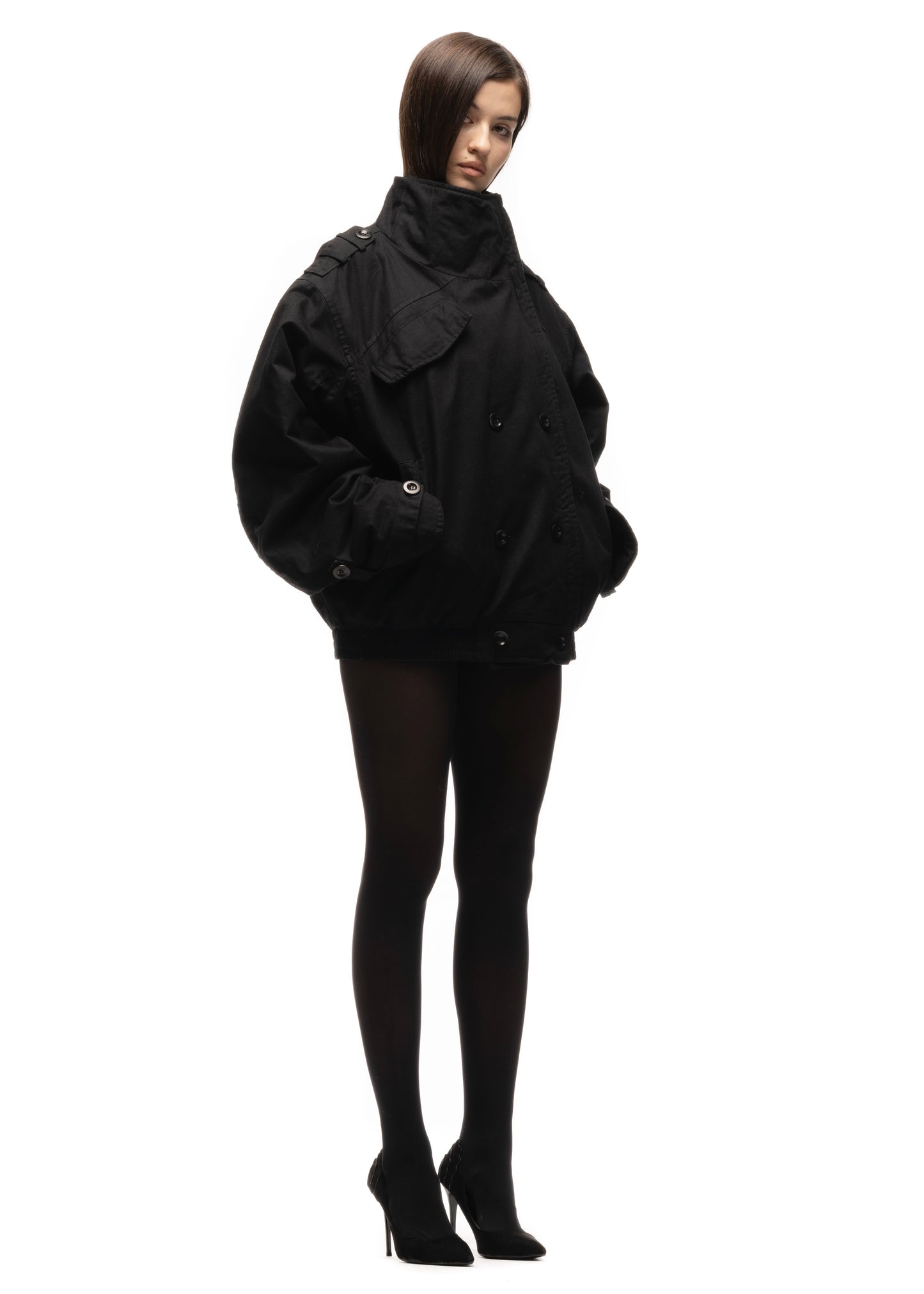 COMBAT PADDED PARKA BLACK FEMALE