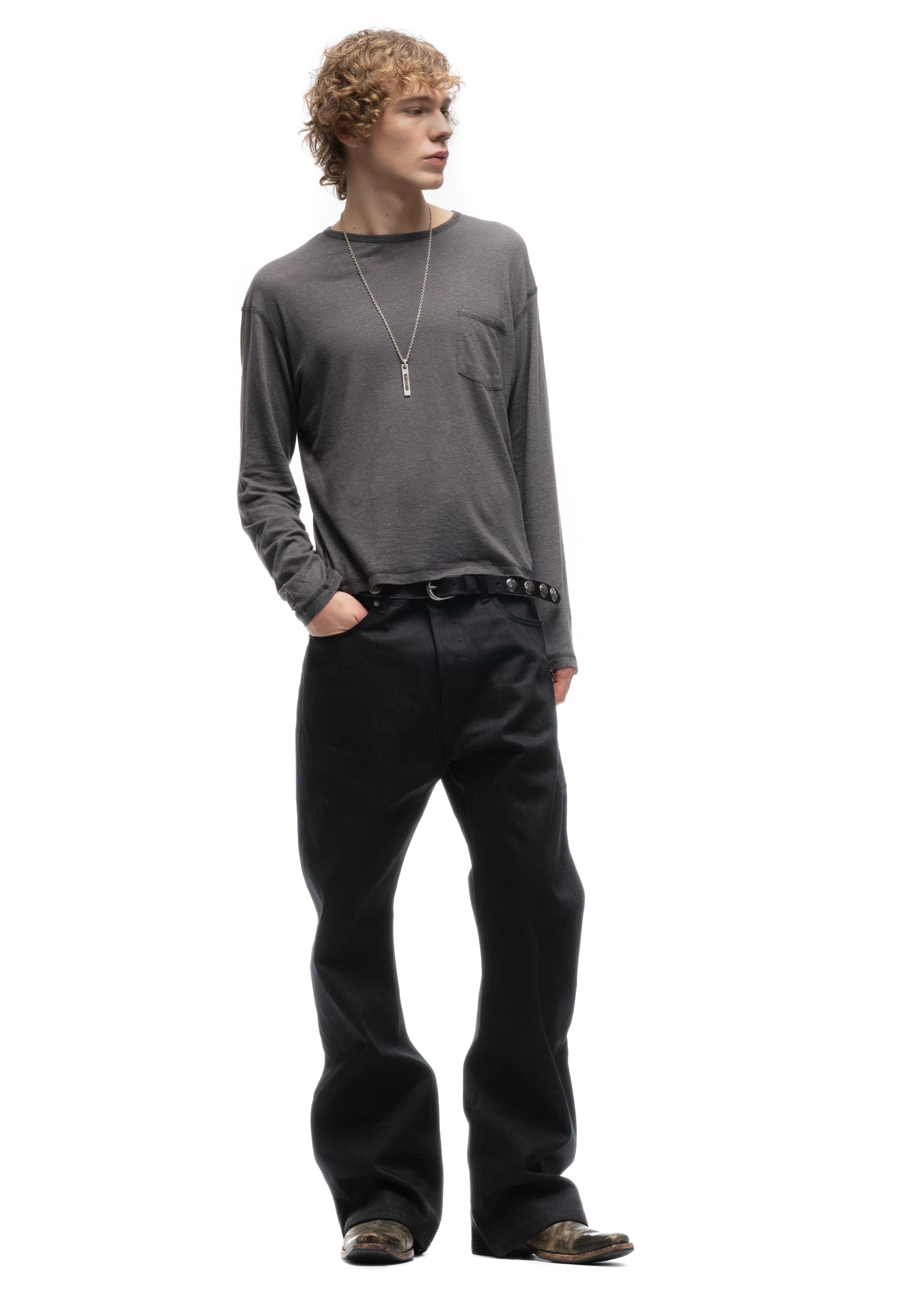 JAPANESE SELVEDGE BOOTCUT DENIM BLACK – NO/FAITH STUDIOS