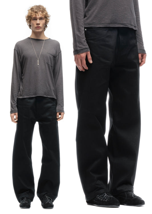 JAPANESE SELVEDGE REGULAR DENIM BLACK