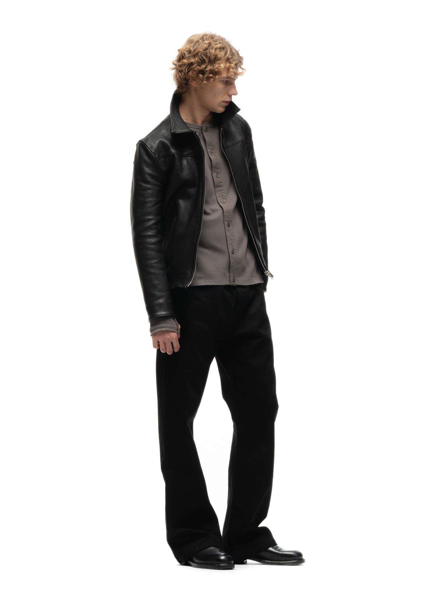 JAPANESE BUTTON-UP CARDIGAN GREY